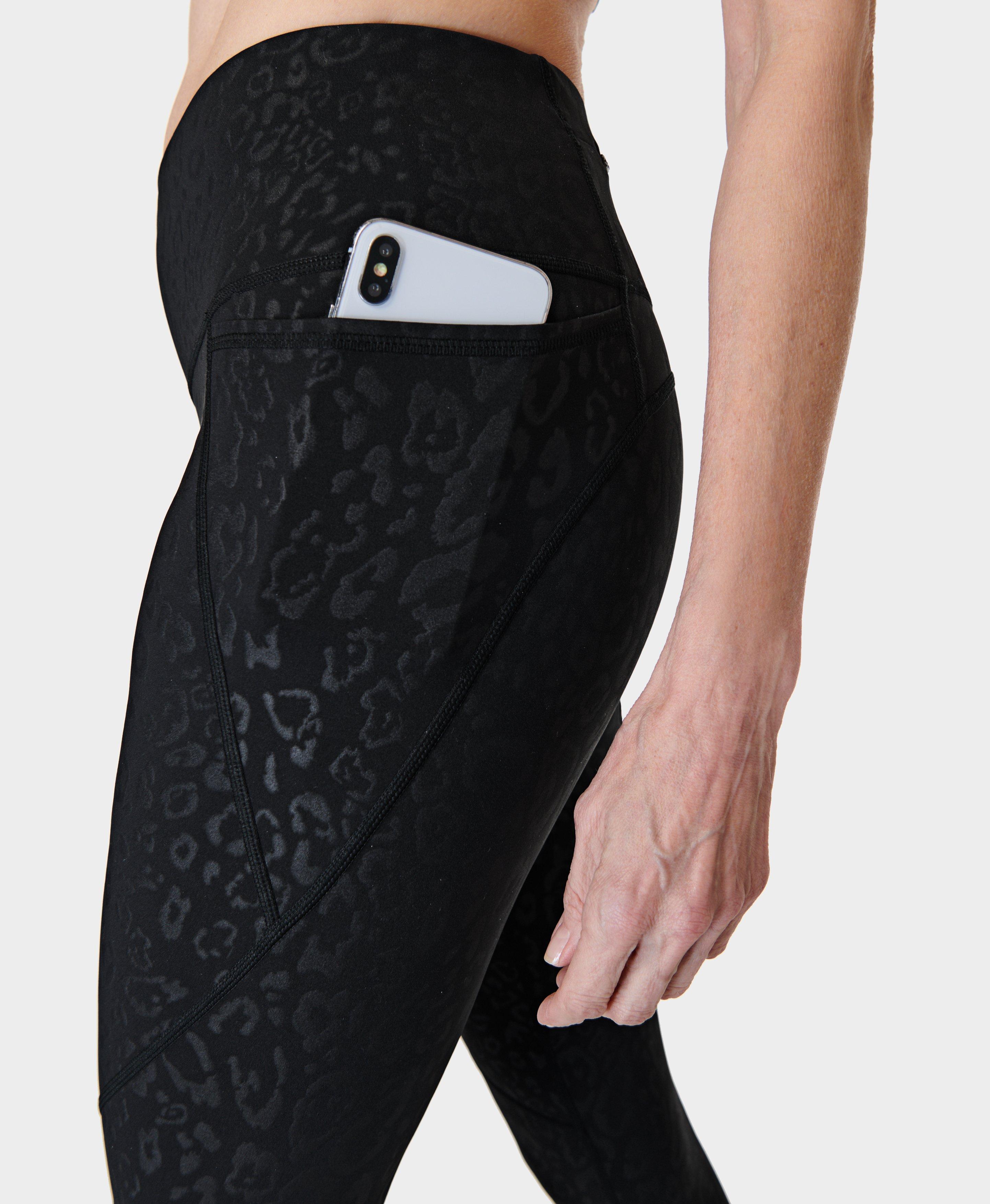 Black leopard lululemon align leggings