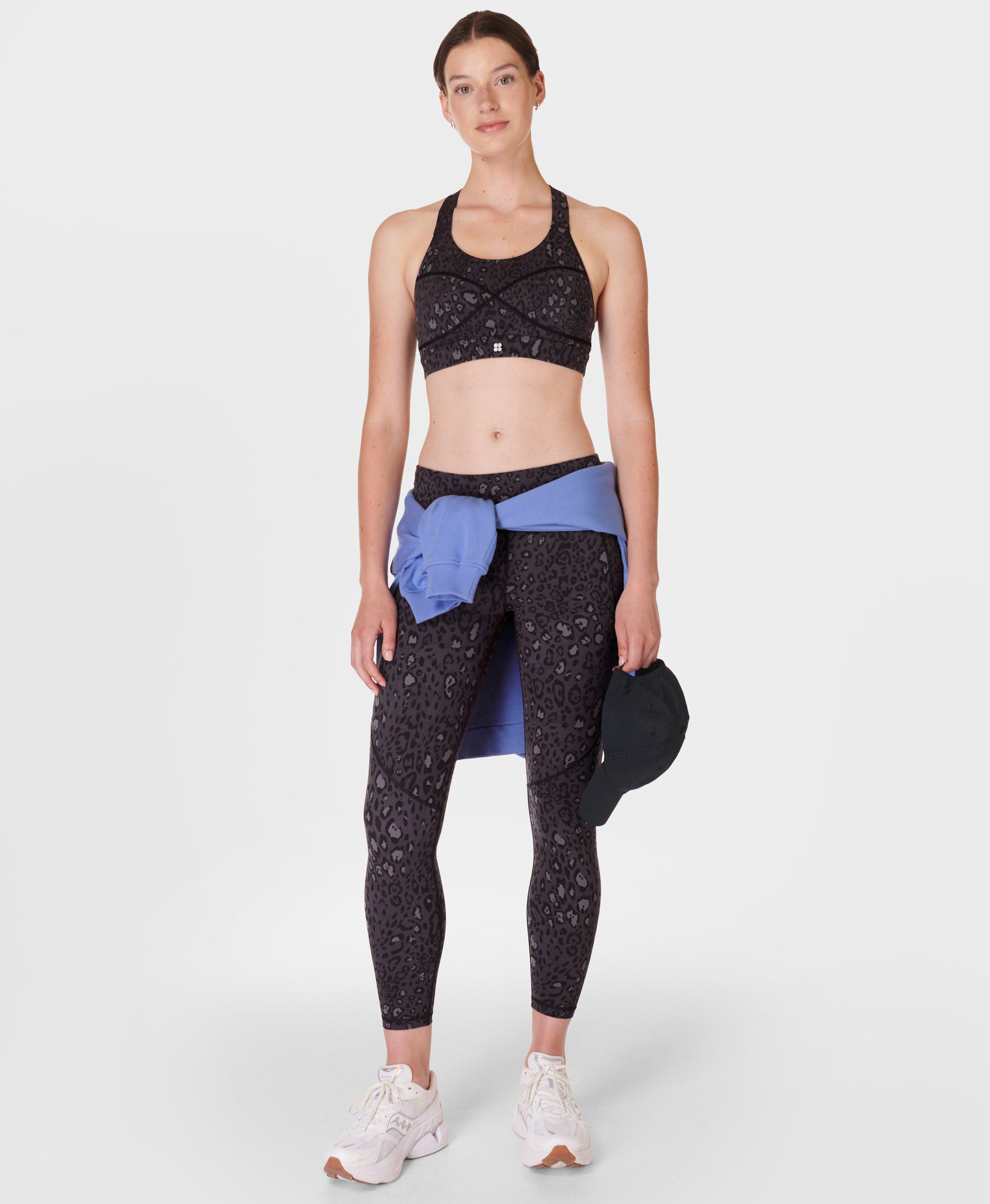 NEW Sweaty Betty sale Limited Edition Power Sports Bra and 7/8 Leggings Workout Set