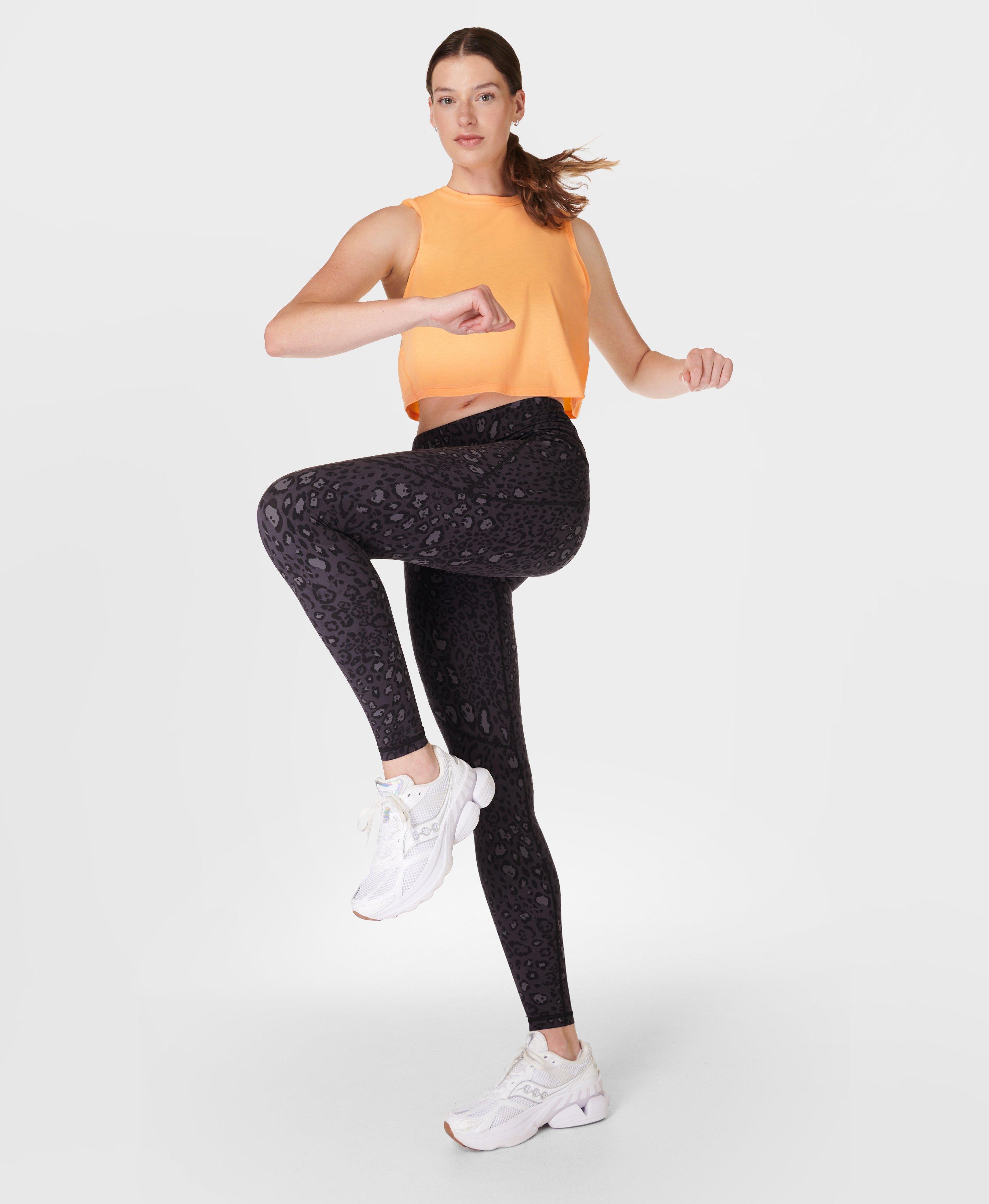 Animal print fitness leggings shop