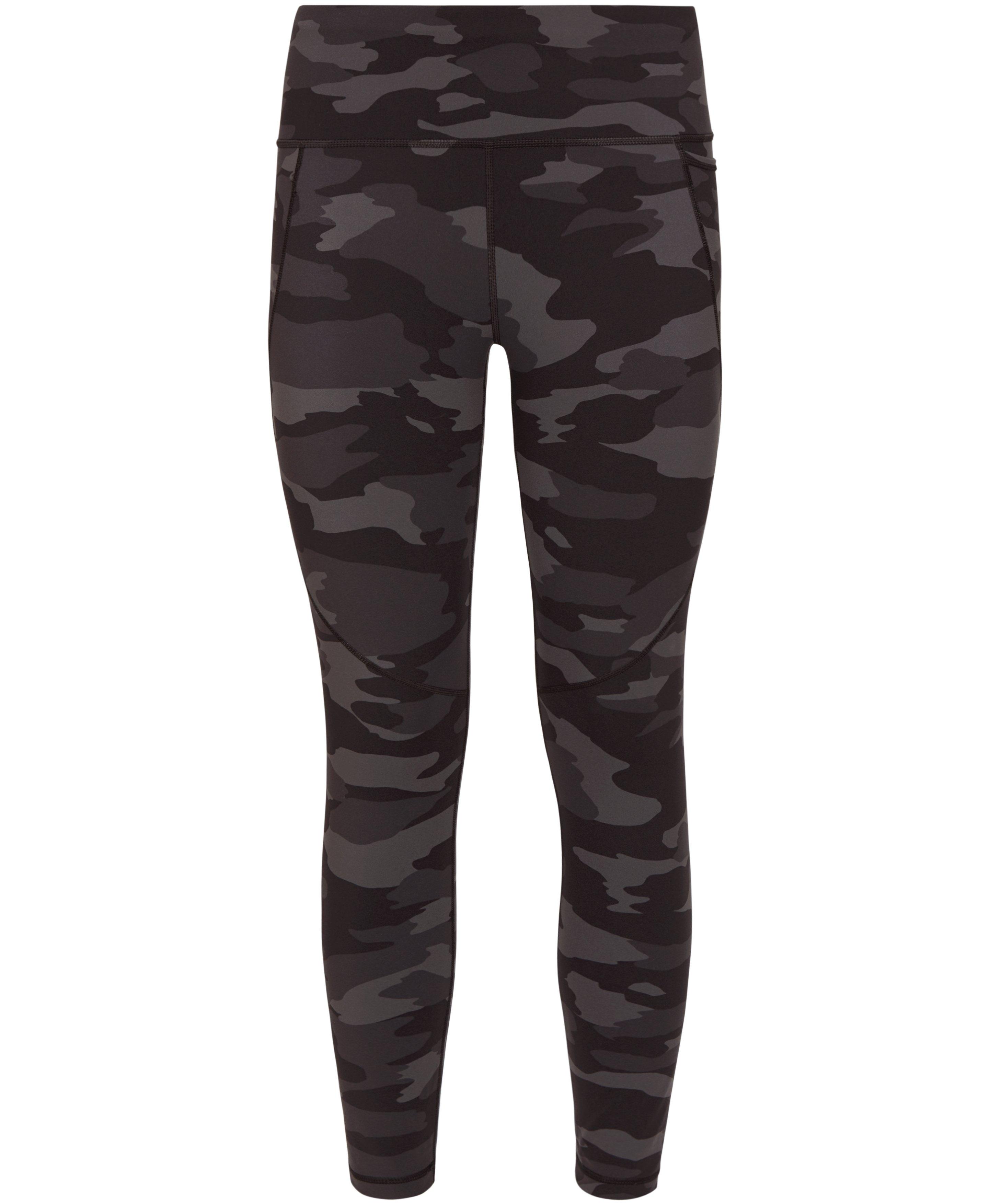 Cargo Power Leggings - Black and White