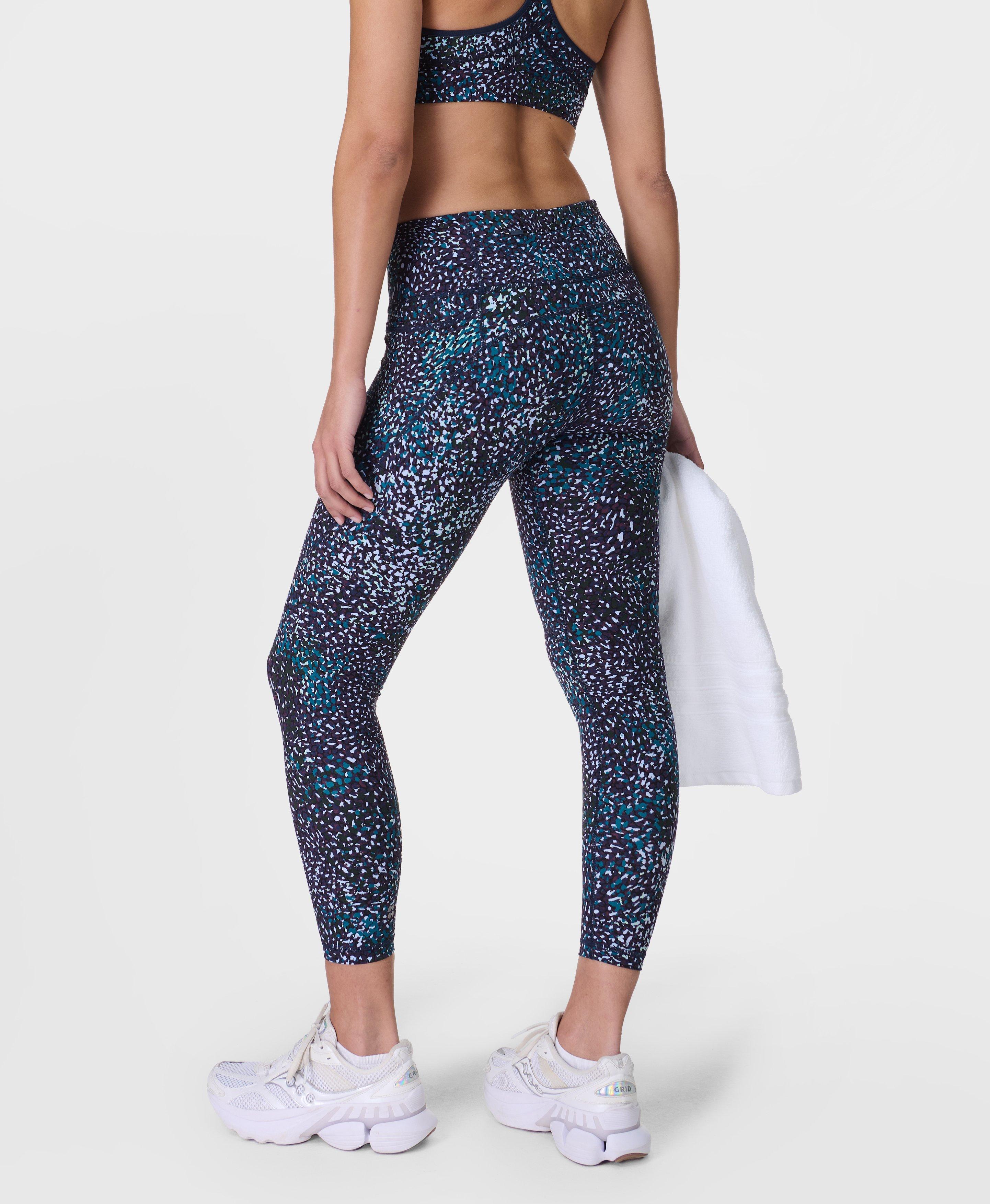 Sweaty Betty Power 7/8 Gym Leggings, Blue, Women's XL