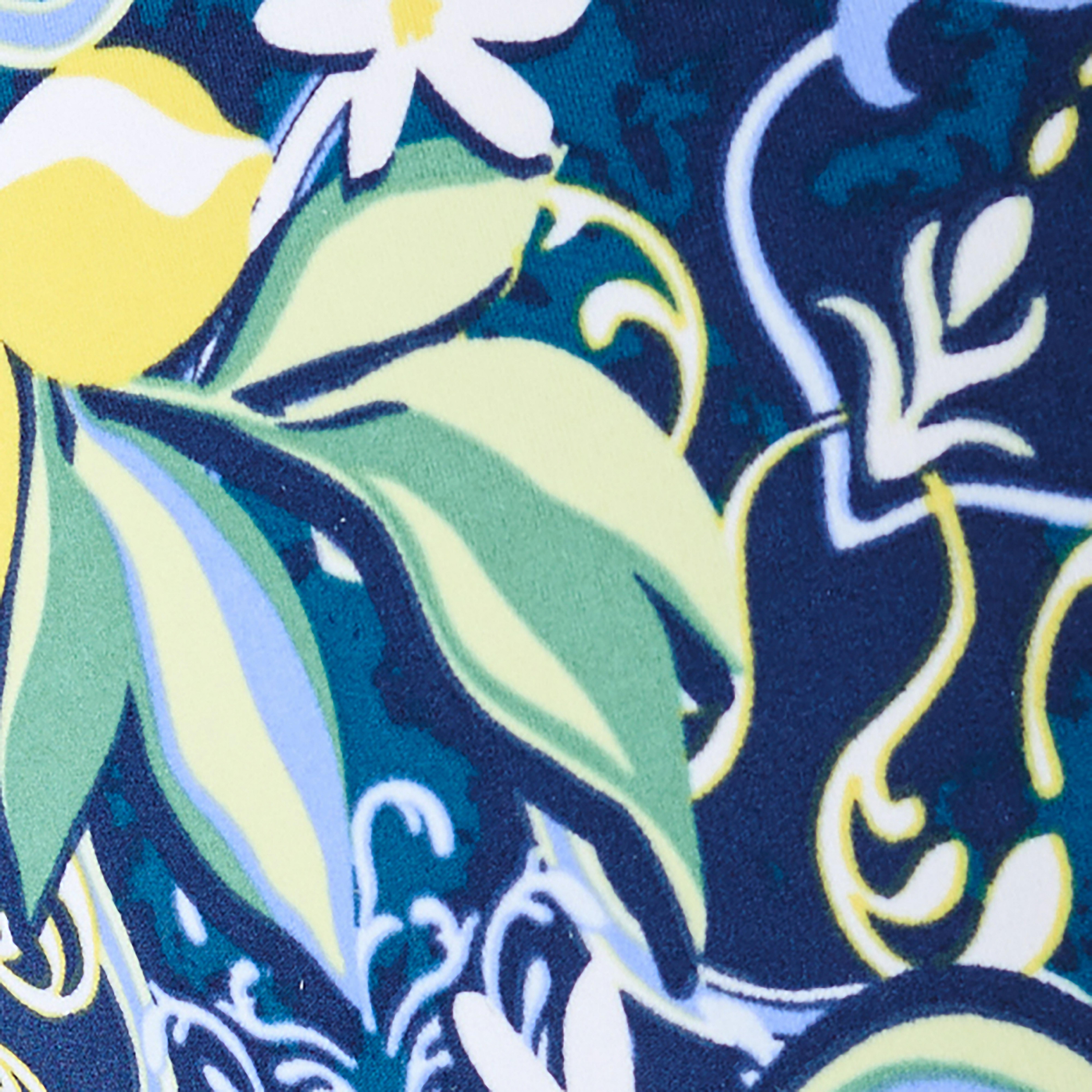 Swatch color Blue Baroque Lemon Print