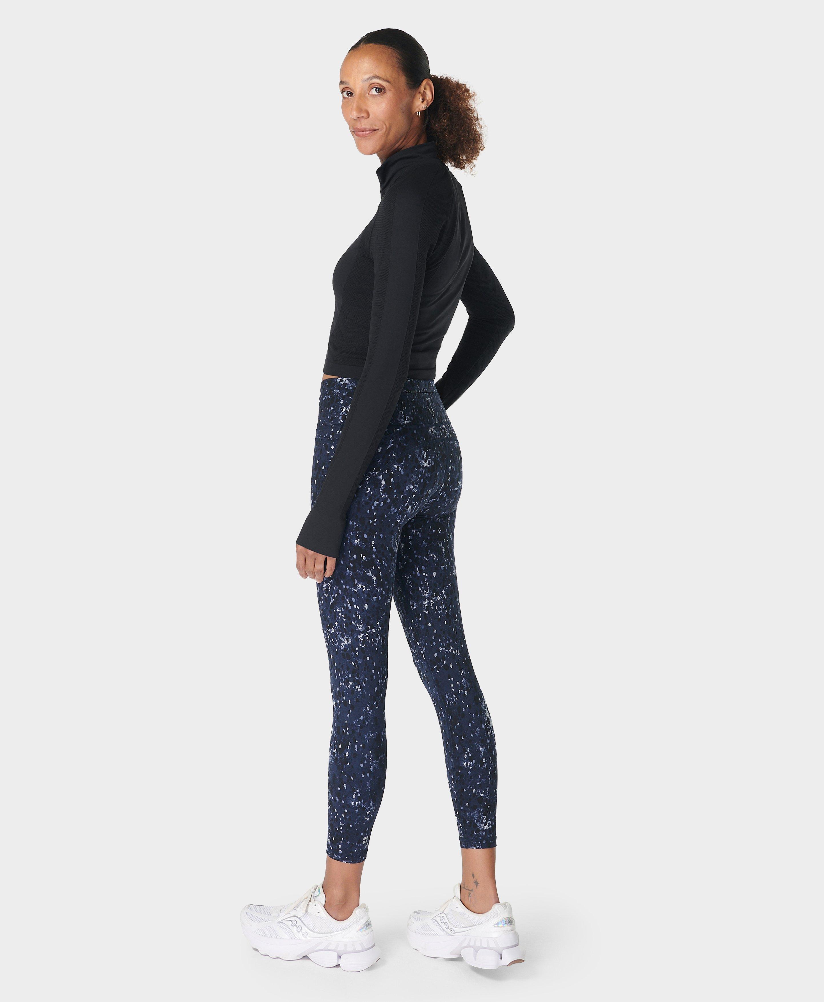 Sweaty Bettyレギンス All Day 7/8 Leggings - Navy Blue | Women's Leggings | Sweaty