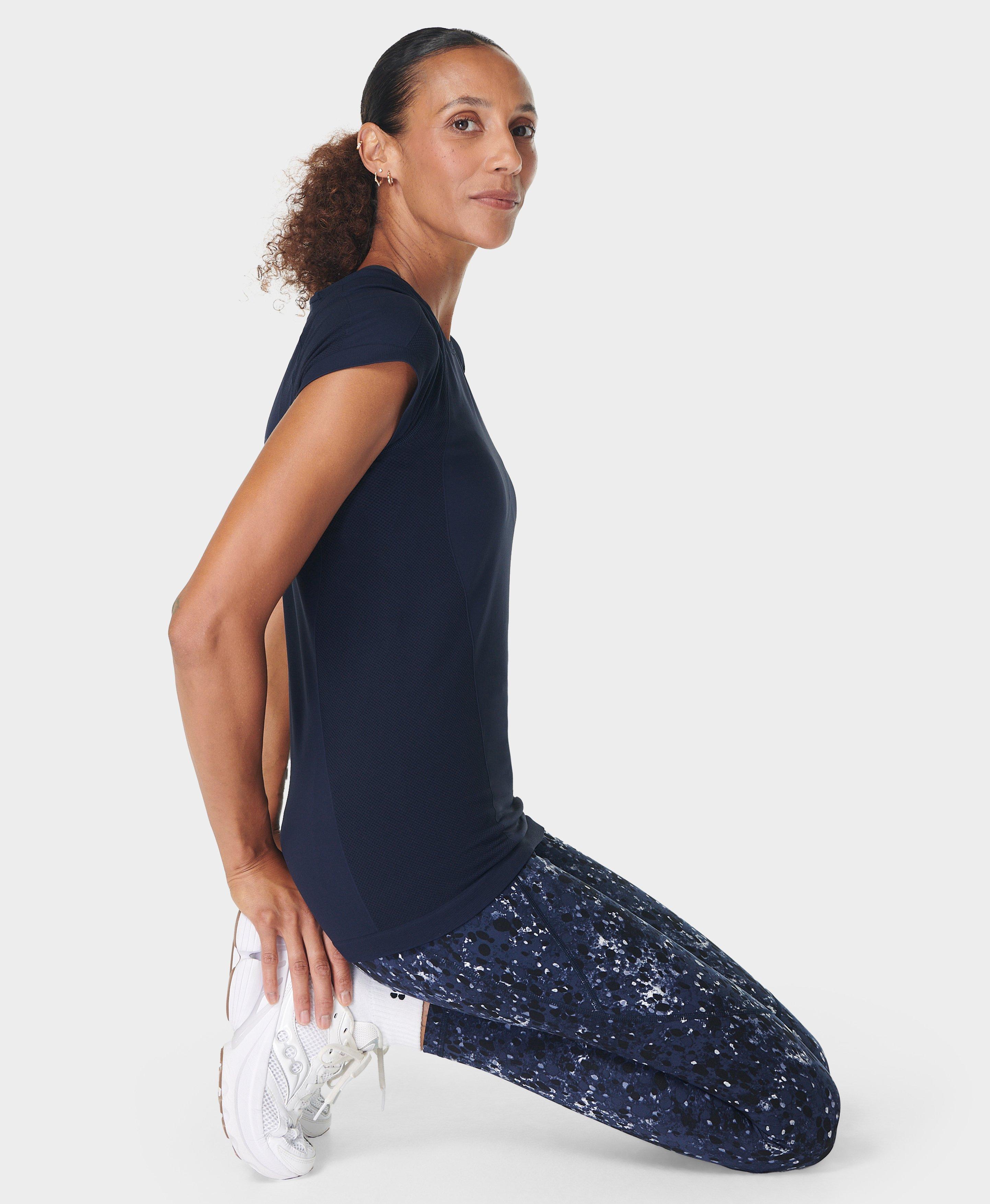 Power Gym Leggings - Blue Ebony Print | Women's Leggings | Sweaty Betty