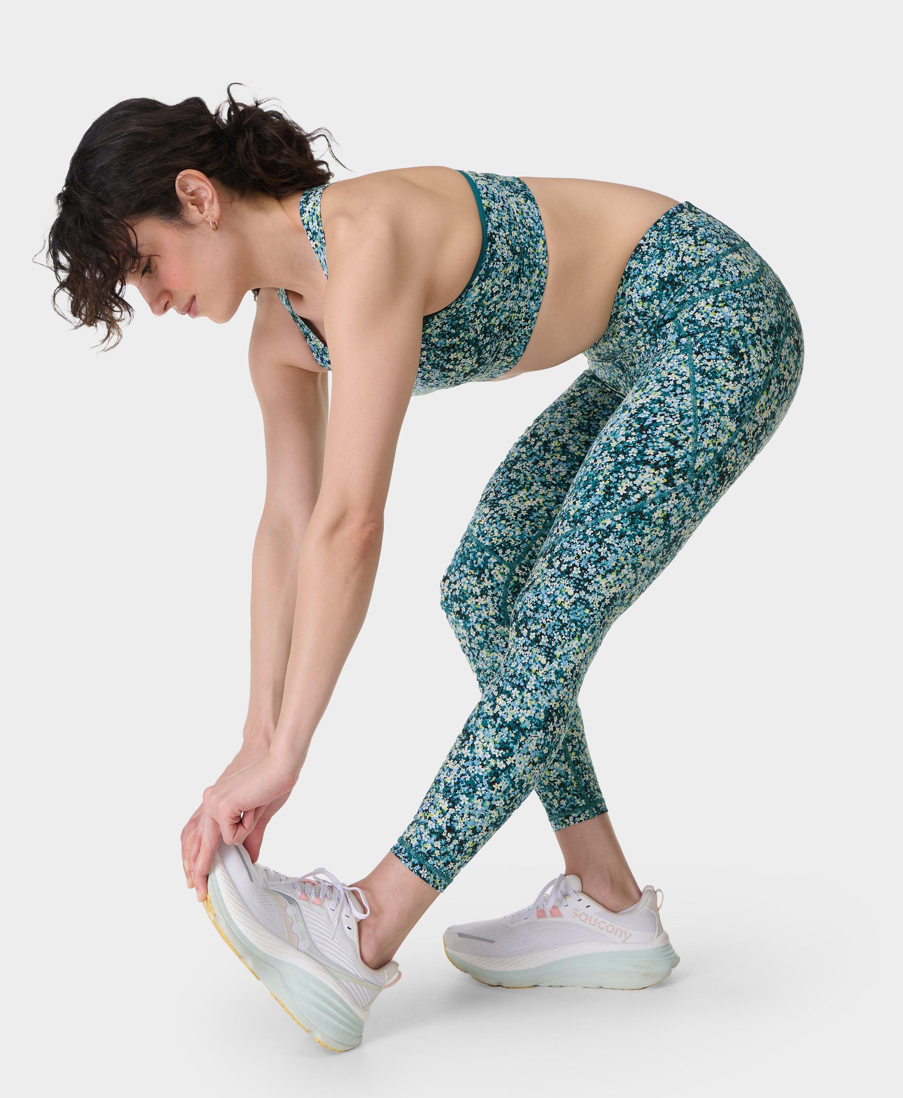 Sweaty Betty Power 7/8 Gym Leggings, Blue, Women's XXL