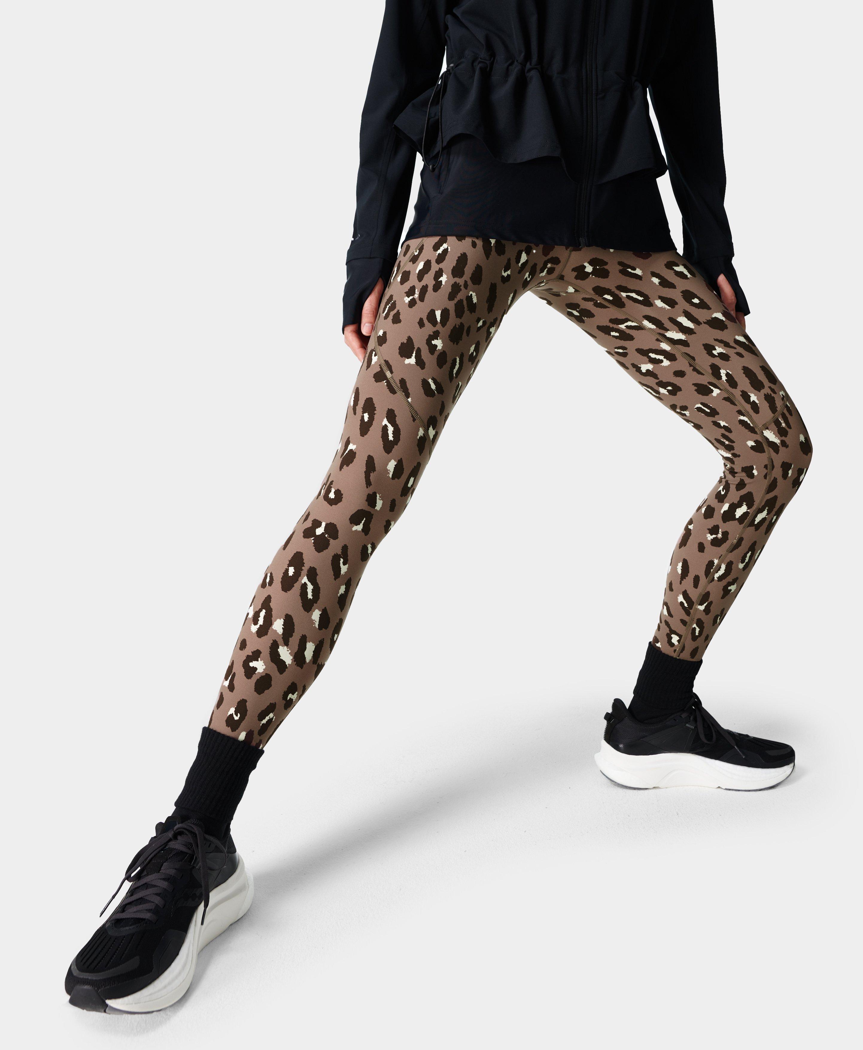 Power Gym Leggings , Brown Cheetah Print | Sweaty Betty