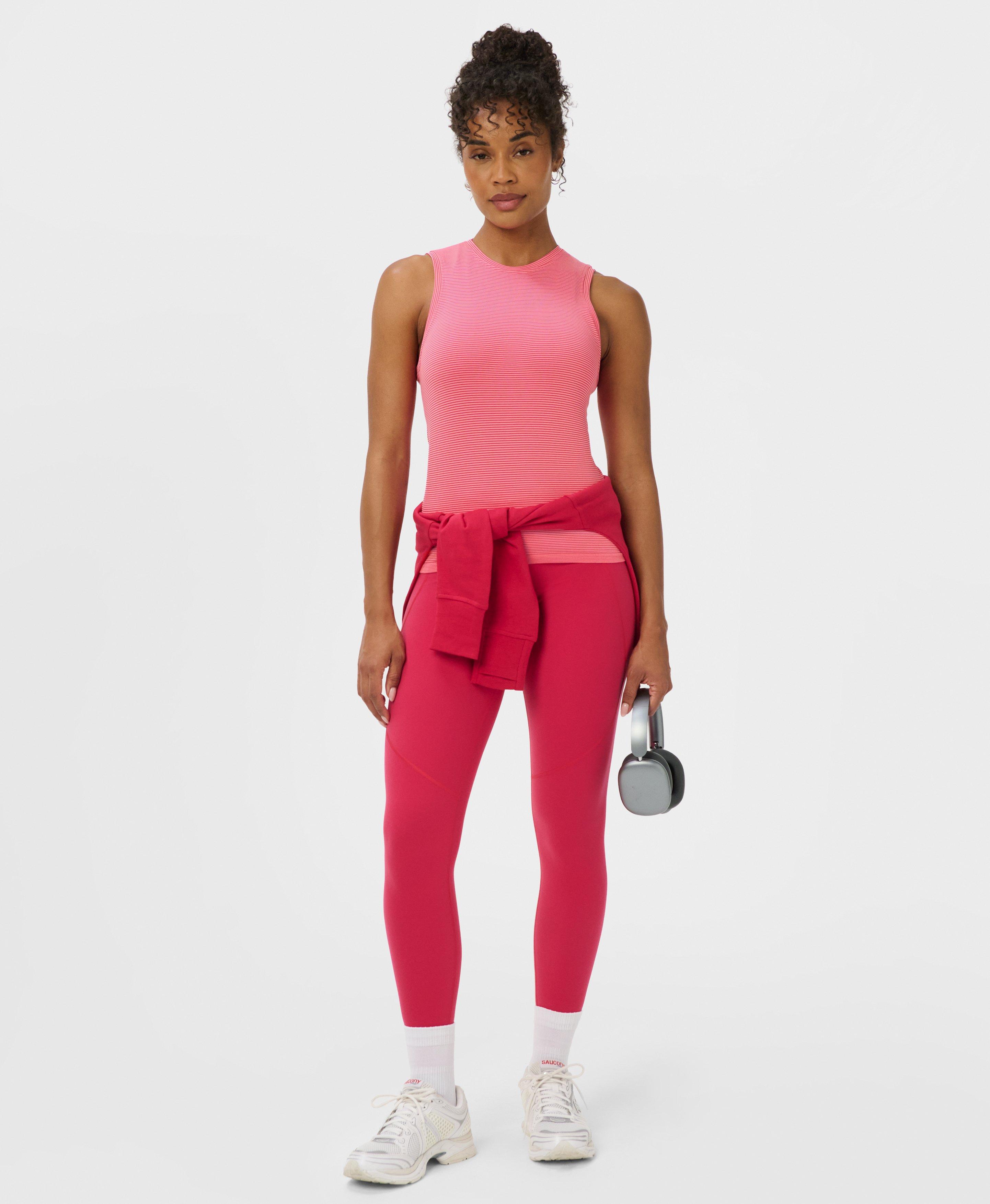 Power 7/8 Workout Leggings - Crimson Red | Women's Leggings