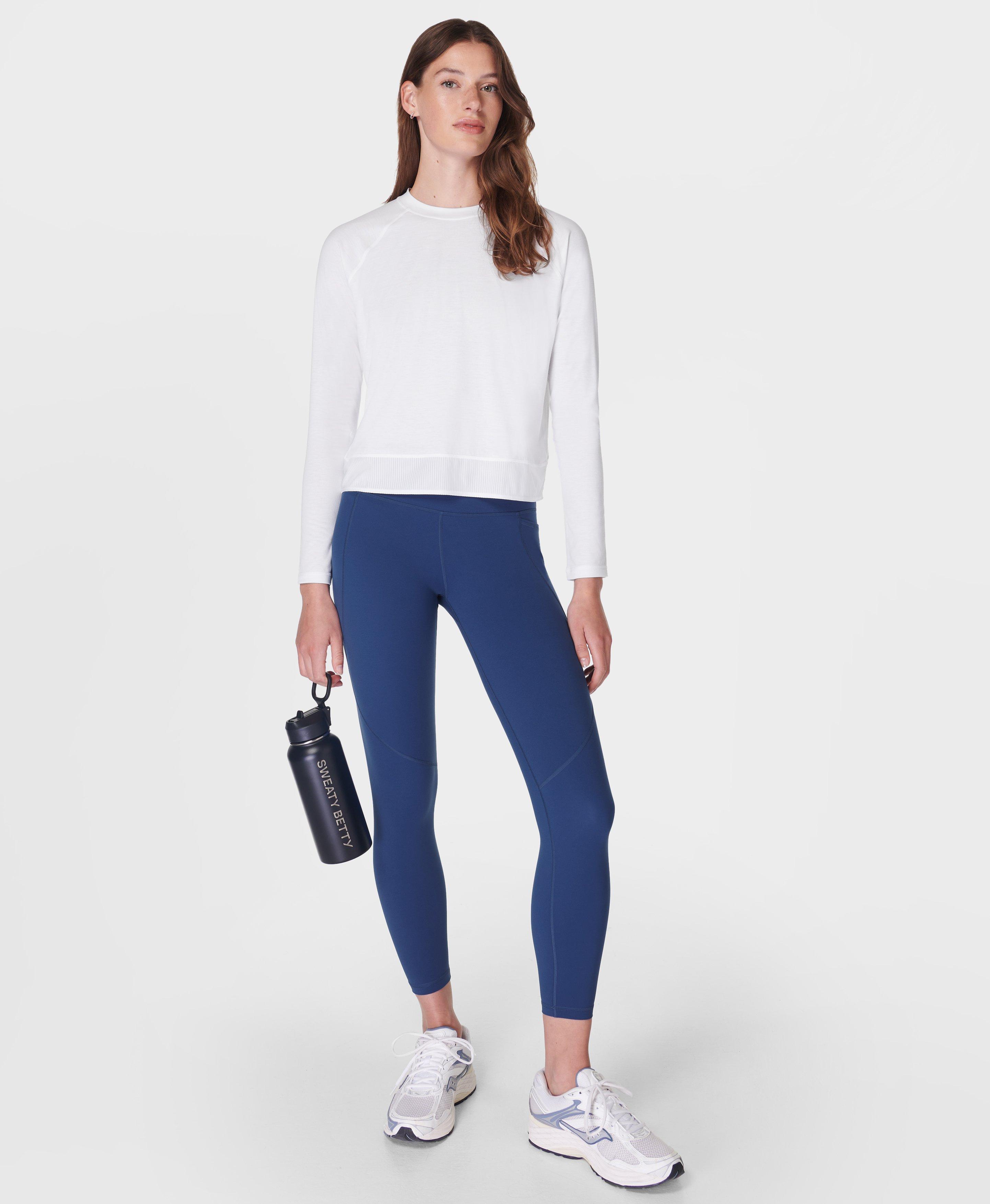 Power Workout Leggings - Flux Blue | Women's Leggings