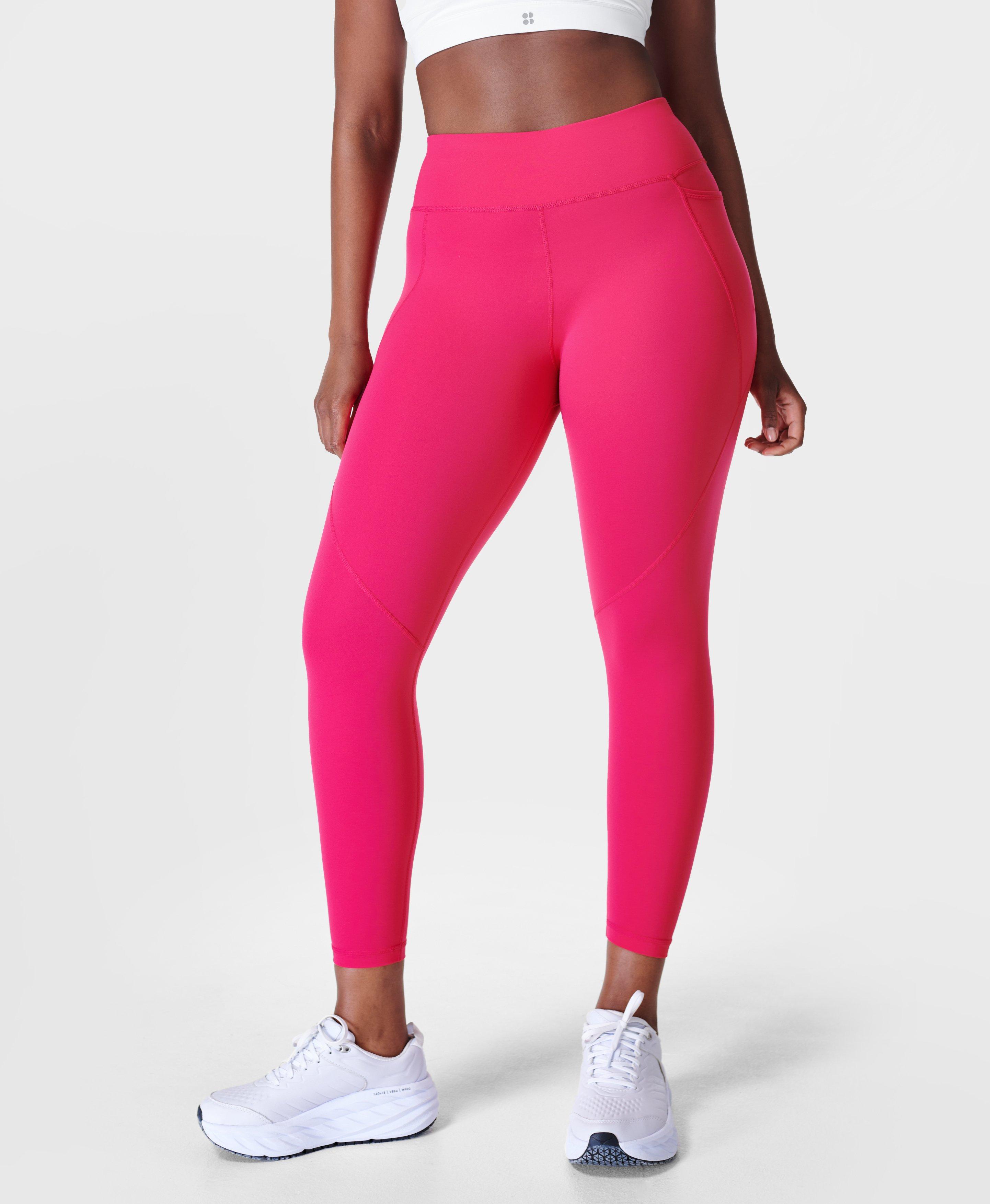 Power 7/8 Workout Leggings - Framboise Pink, Women's Leggings