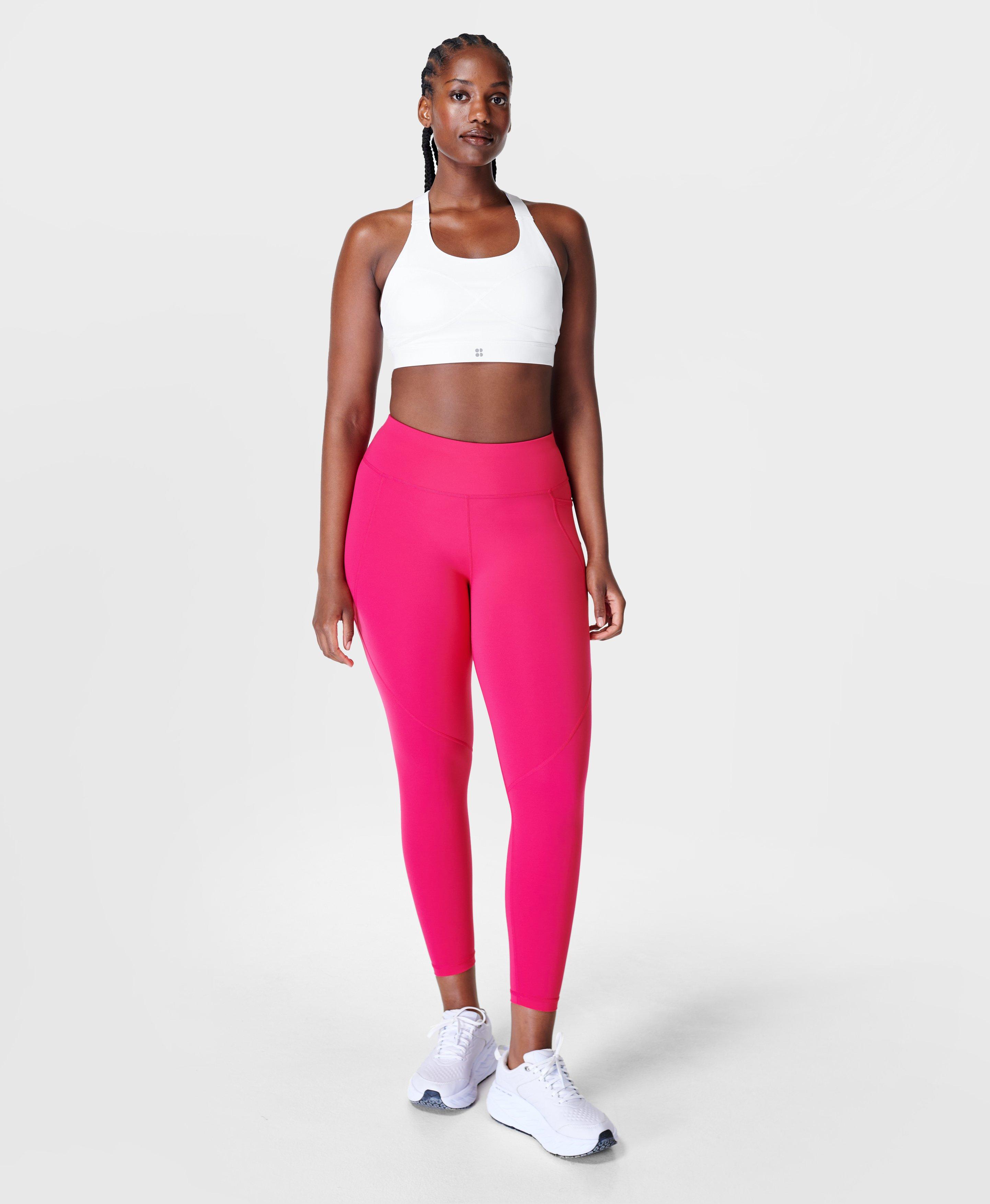 Dark pink or boysberry sports leggings made in Quebec – APRT Créations