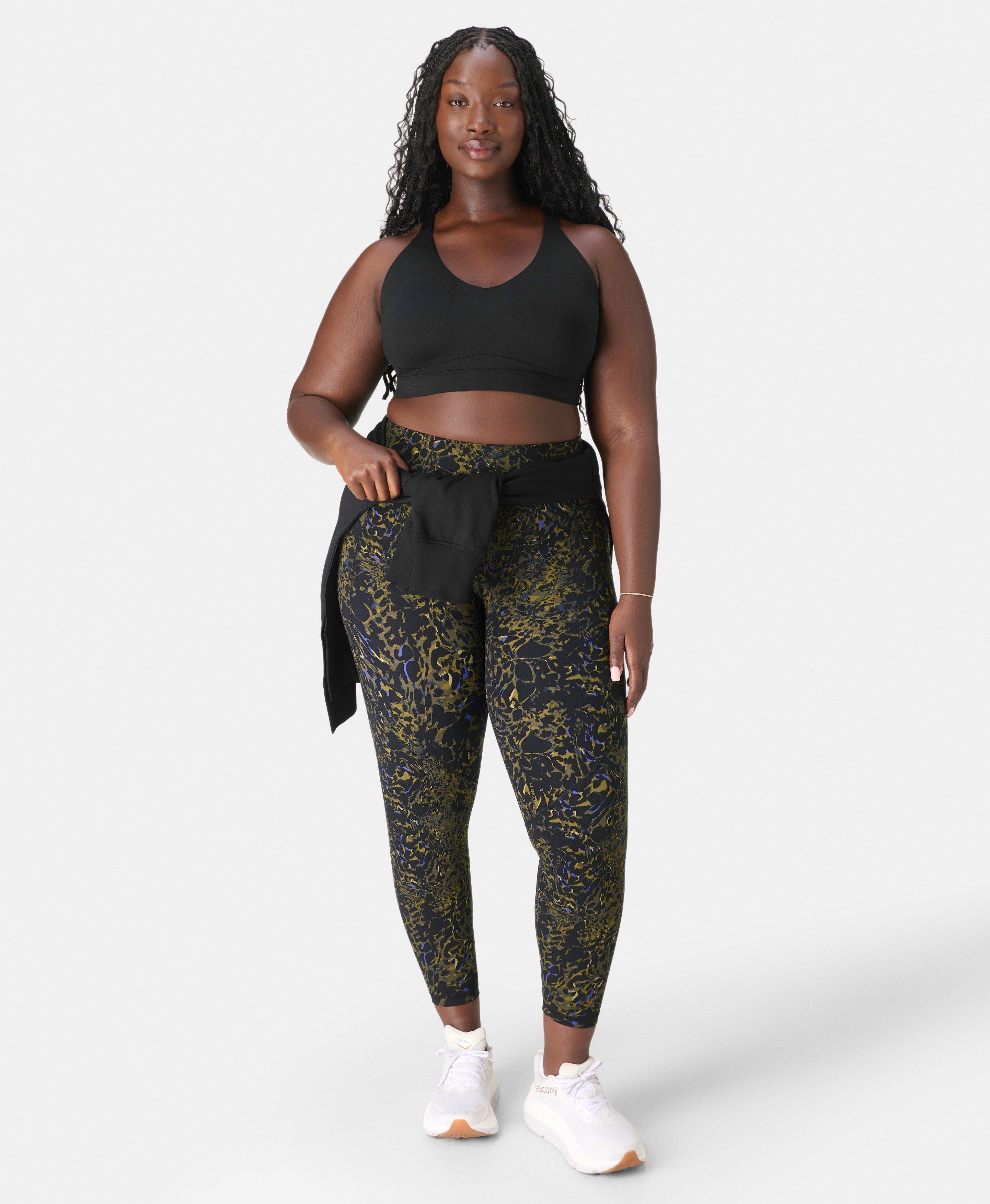 patterned gym tights