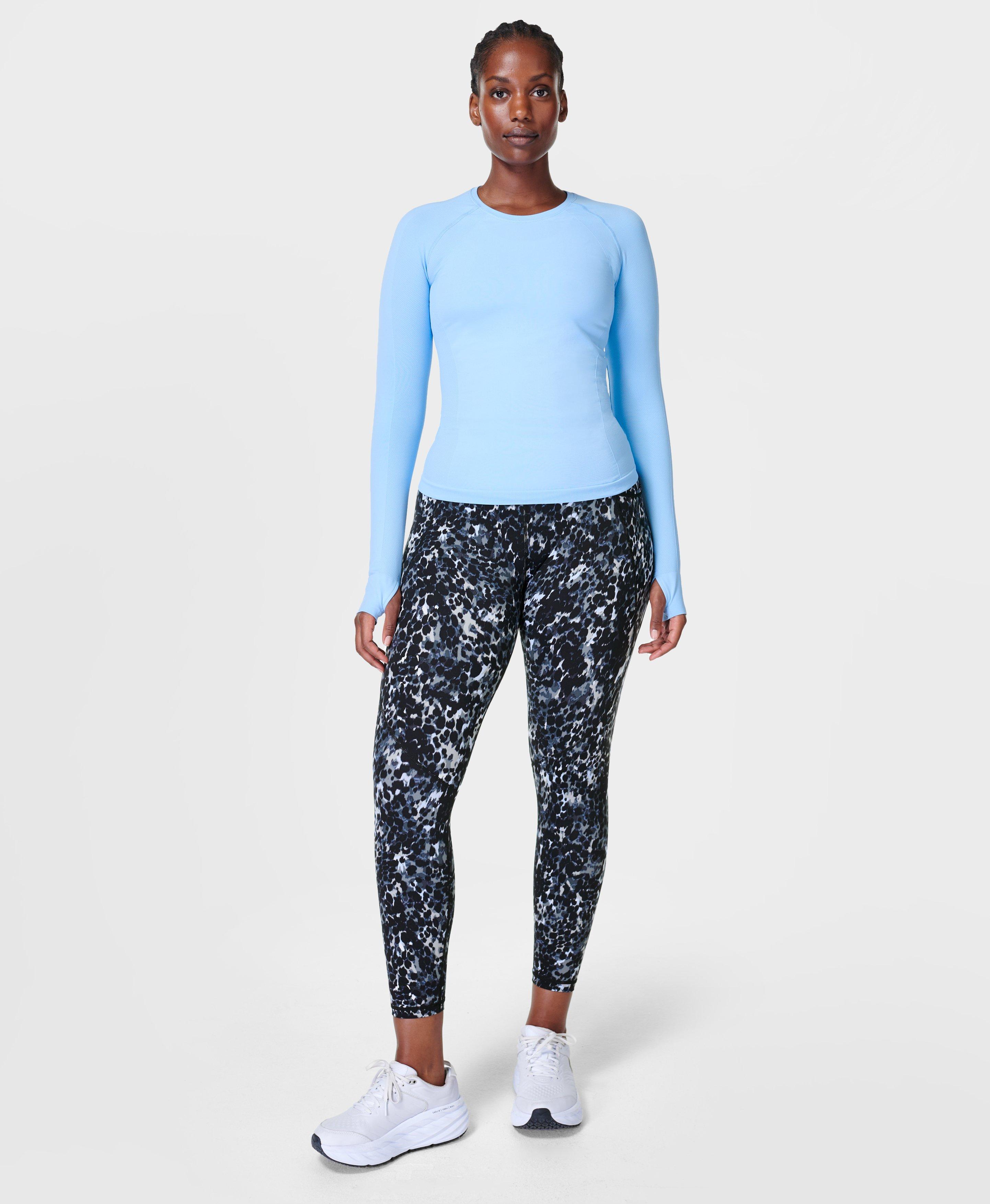 Buy Sweaty Betty Power 7/8 Highwaisted Workout Leggings In Blue Celestial  Dot Print - Grey At 38% Off