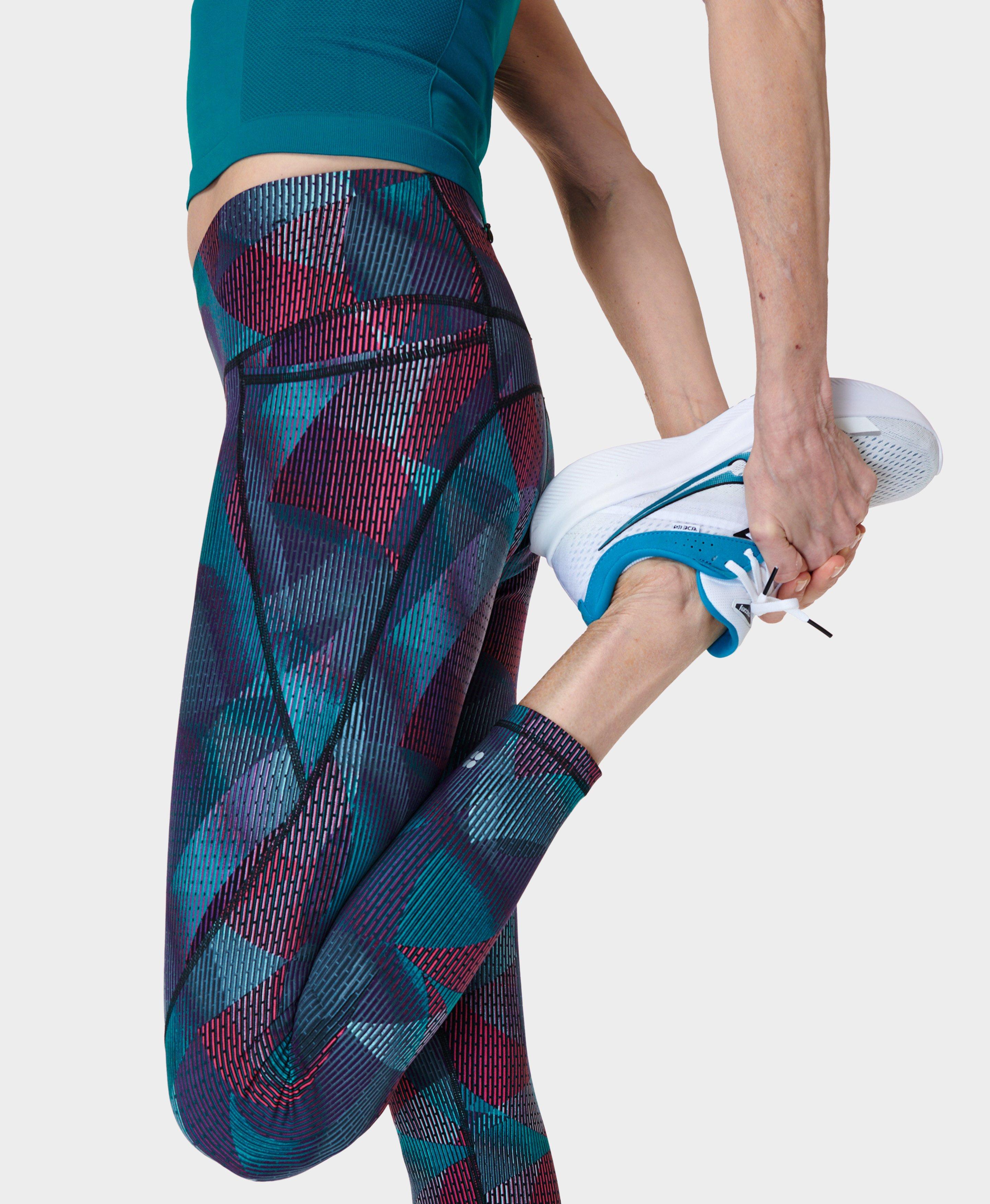 Power Icon Leggings - Grey SB Slot Print