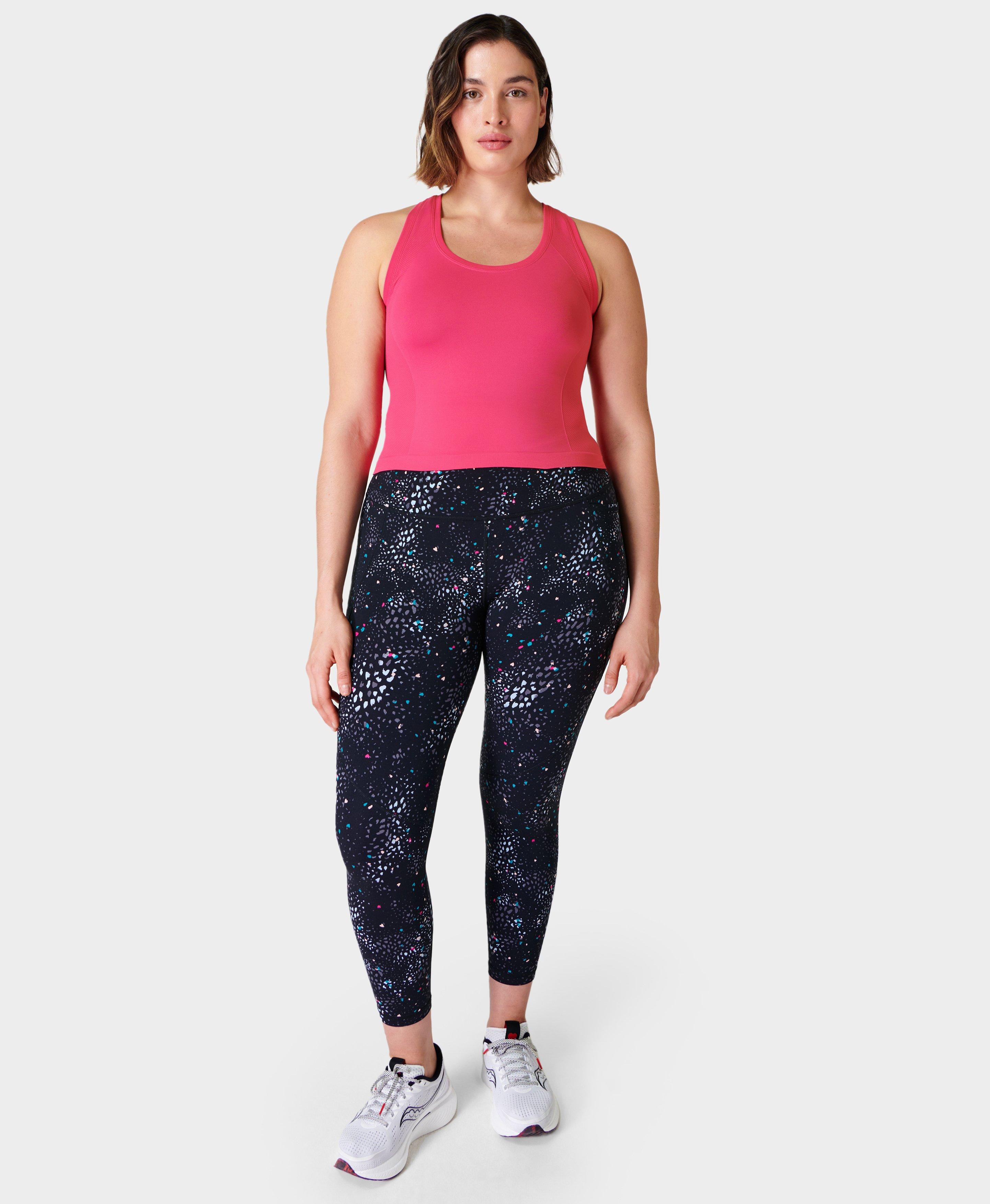 SWEATY BETTY Leggings Womens Large Power 7/8 Geometric Workout