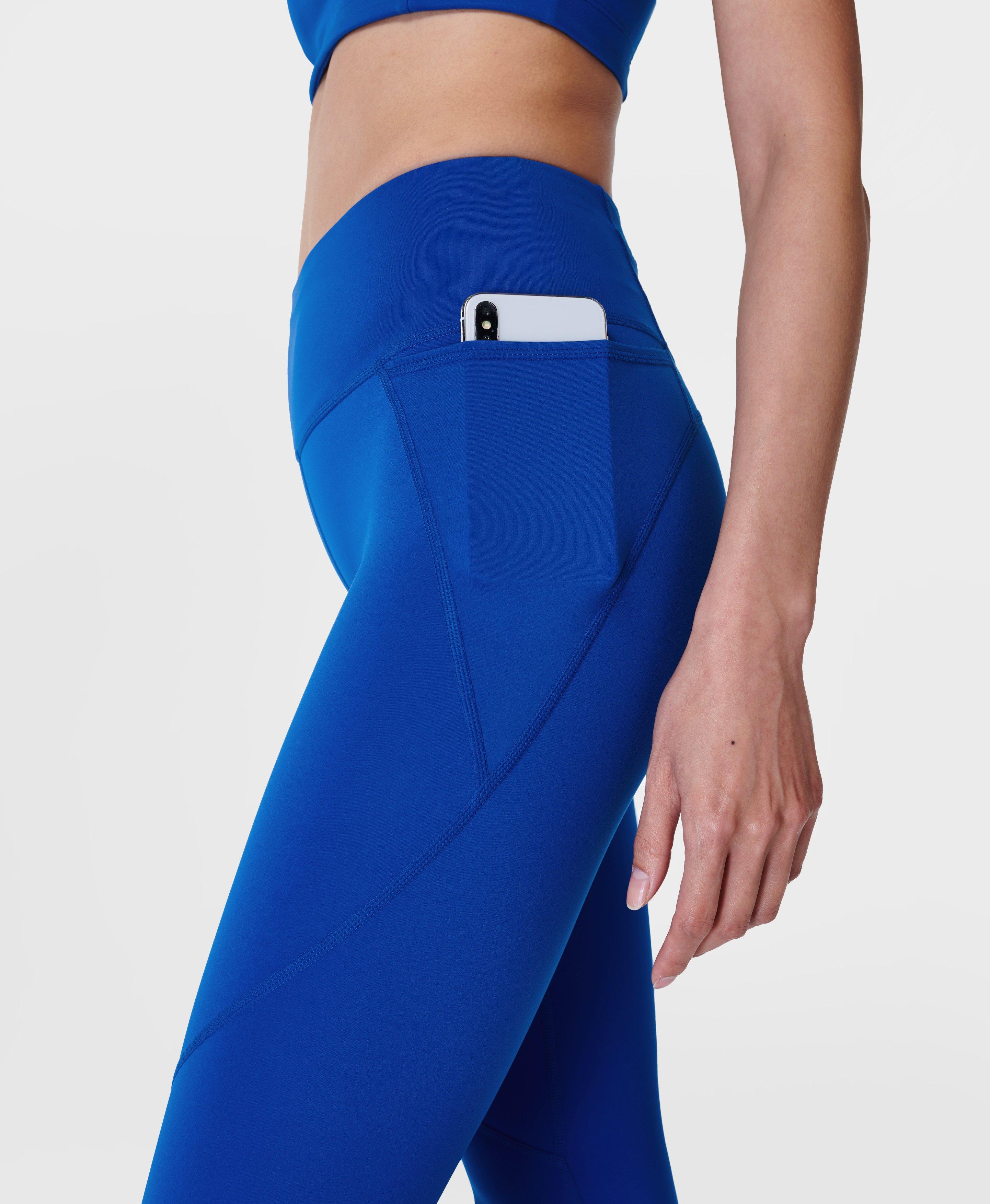 Power Workout Leggings - Lightning Blue