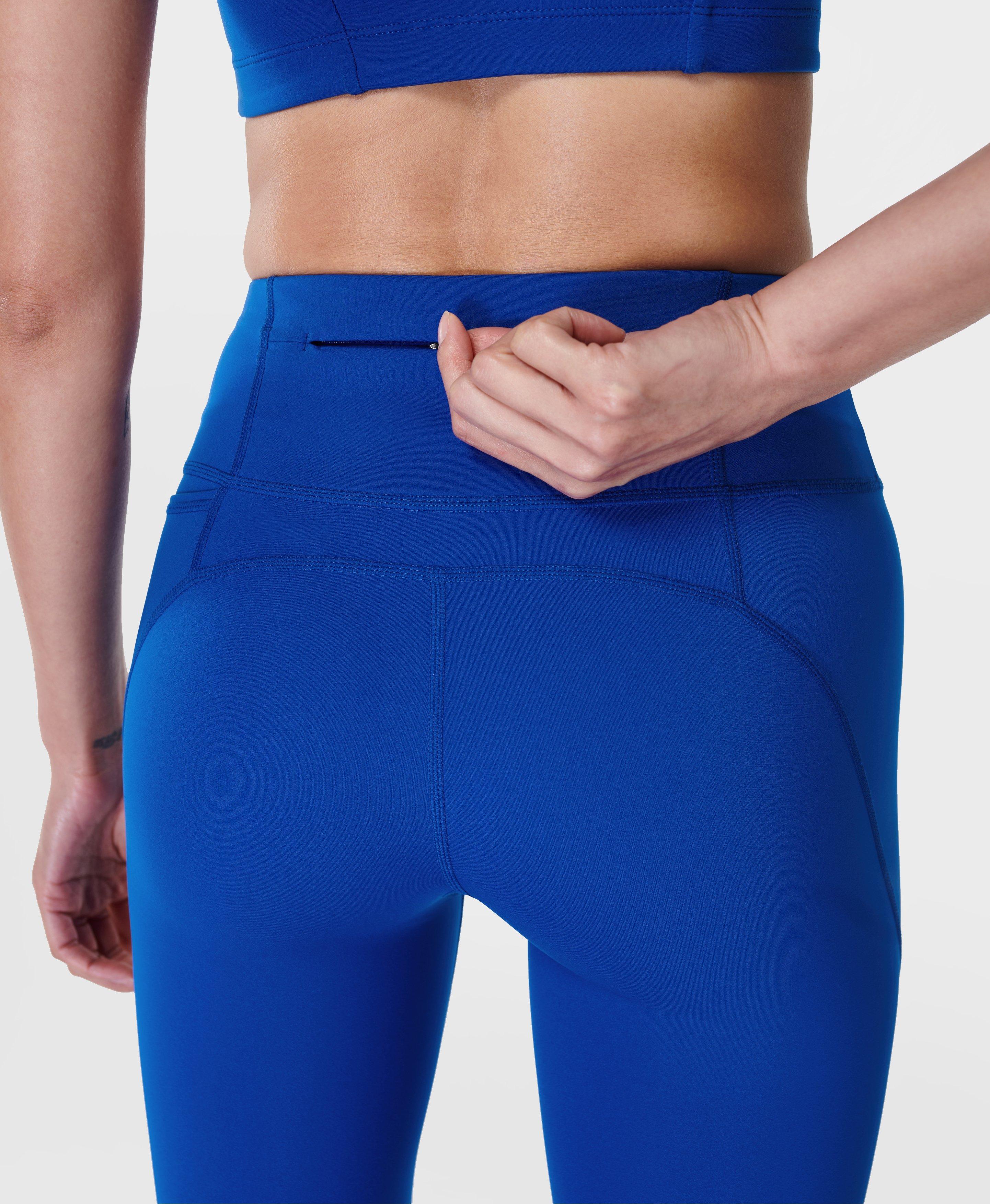 Power Workout Leggings - Lightning Blue