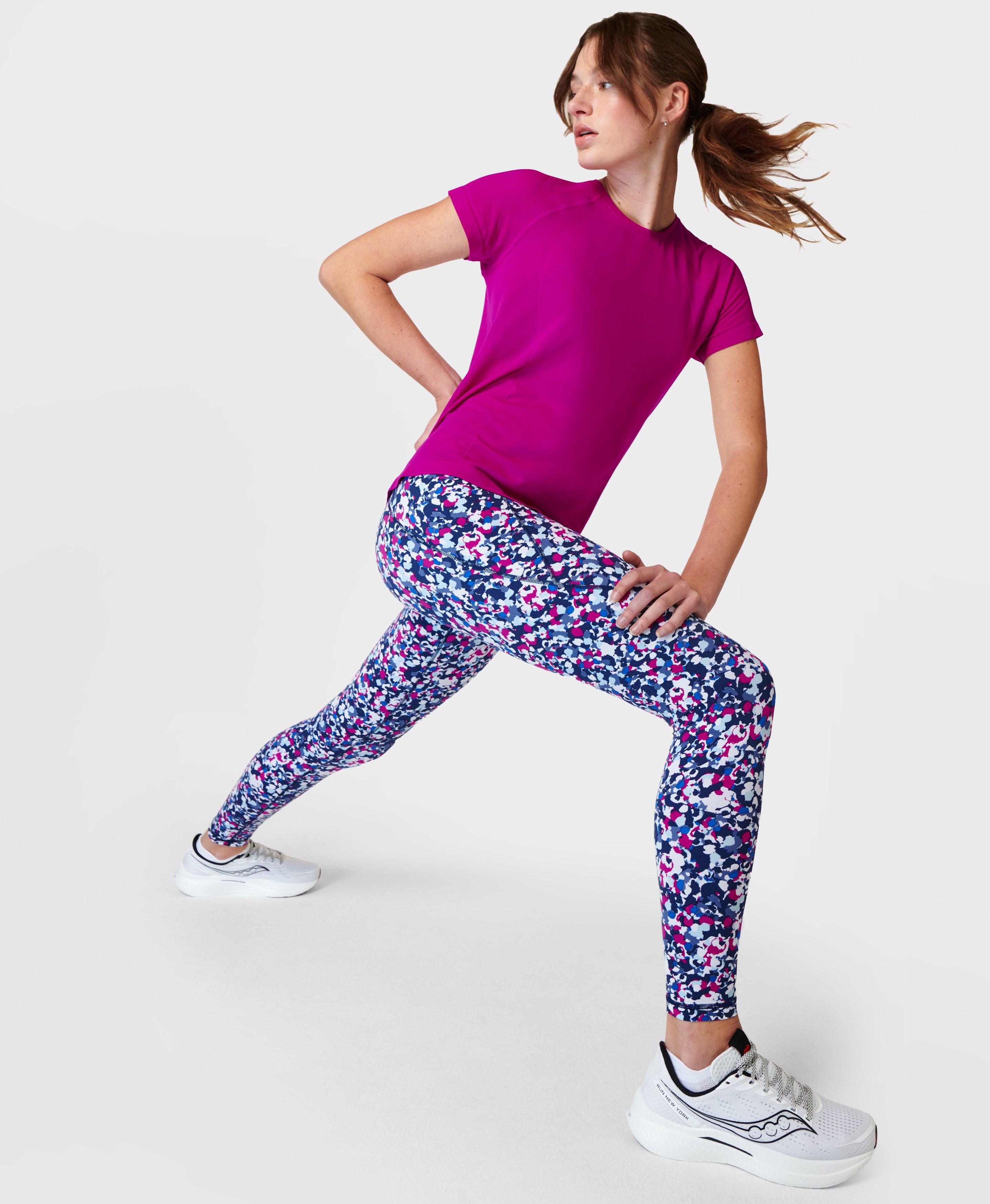 Sweaty Betty YOGA LEGGINGS - Leggings - purple mystical print/purple -  Zalando.de