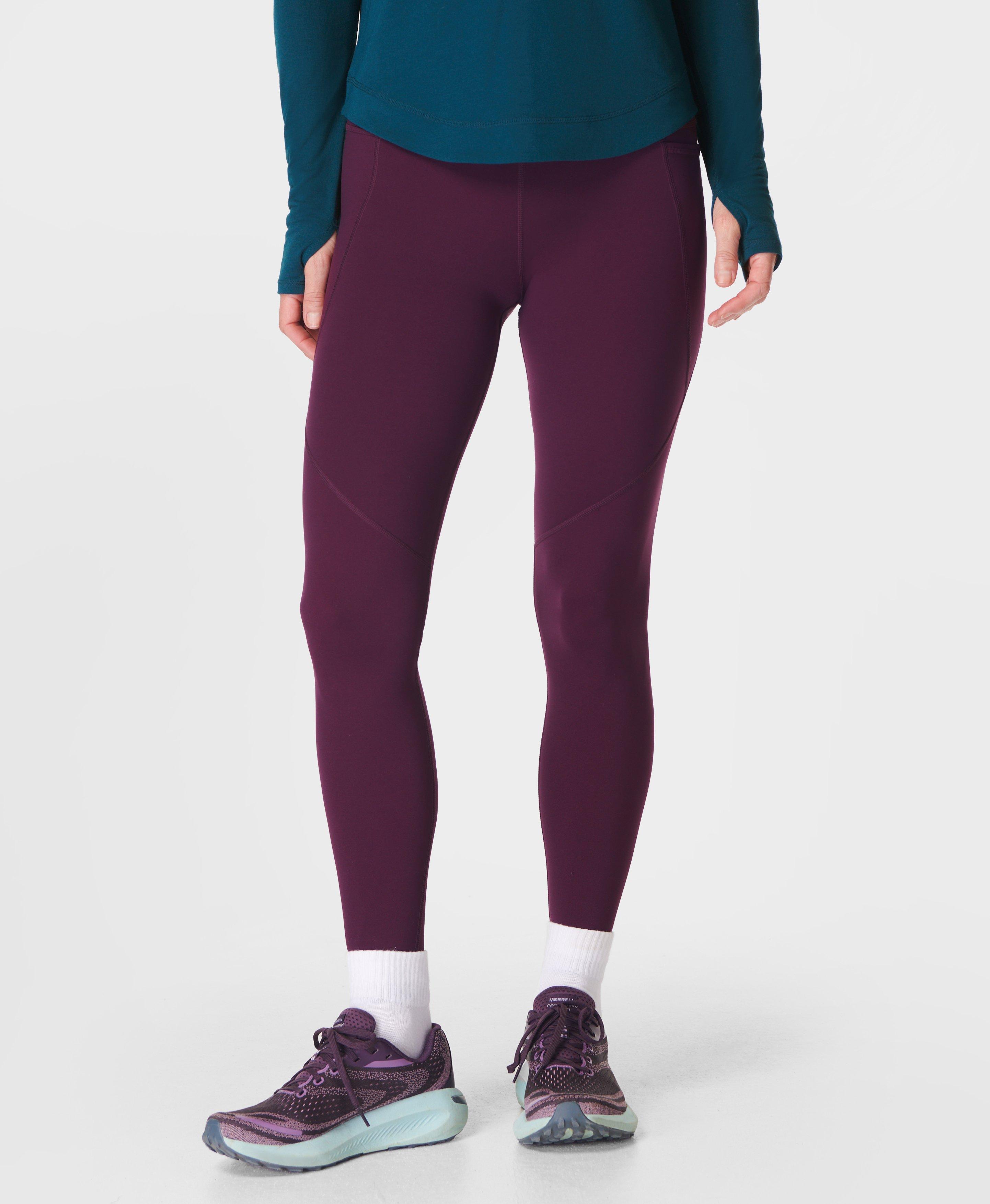 Lululemon purple mesh leggings hot sale