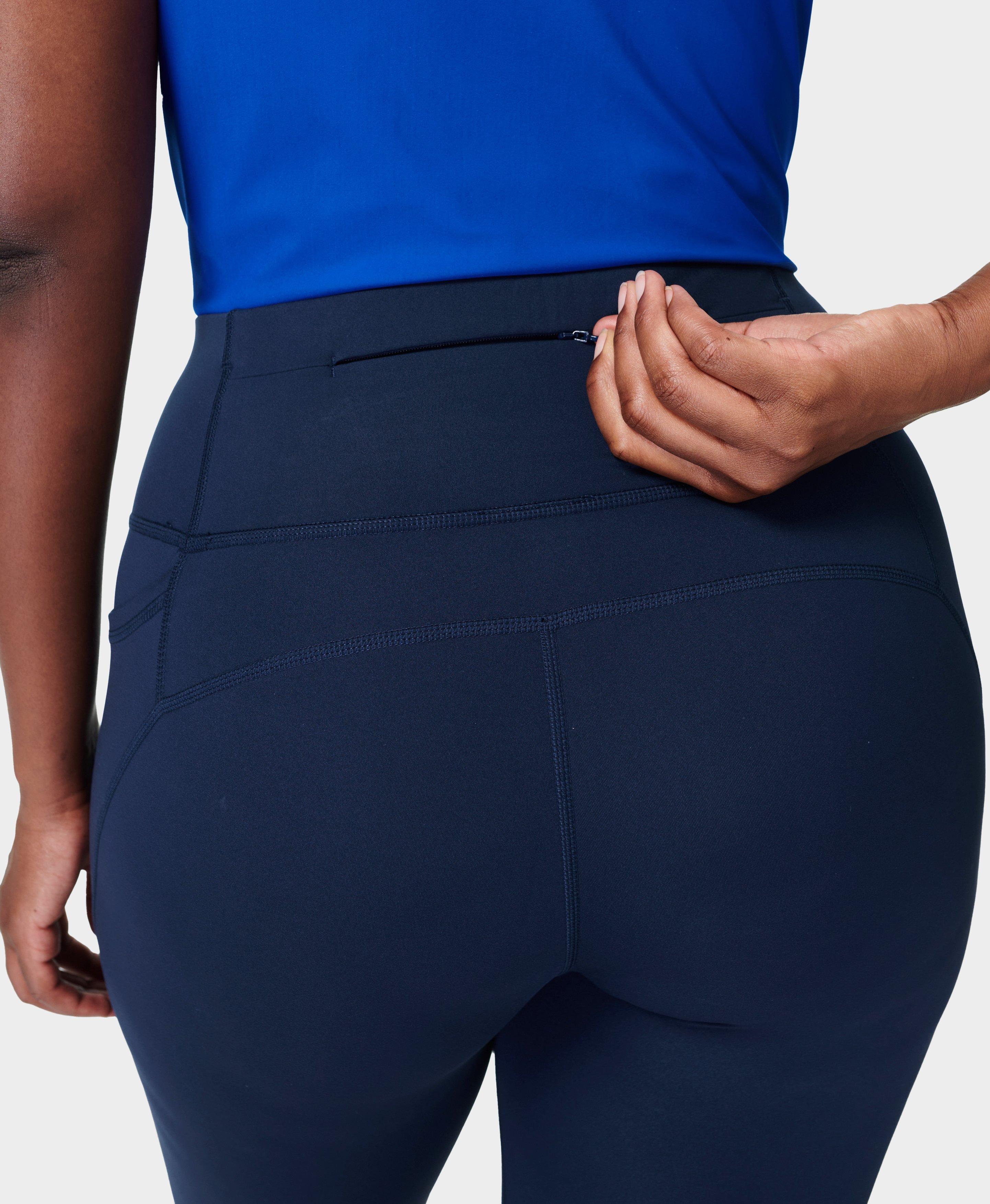Sweaty Betty Womens Bum Sculpting Power 7/8 Workout Leggings with Side and  Back Pocket Size XXS Blue at  Women's Clothing store