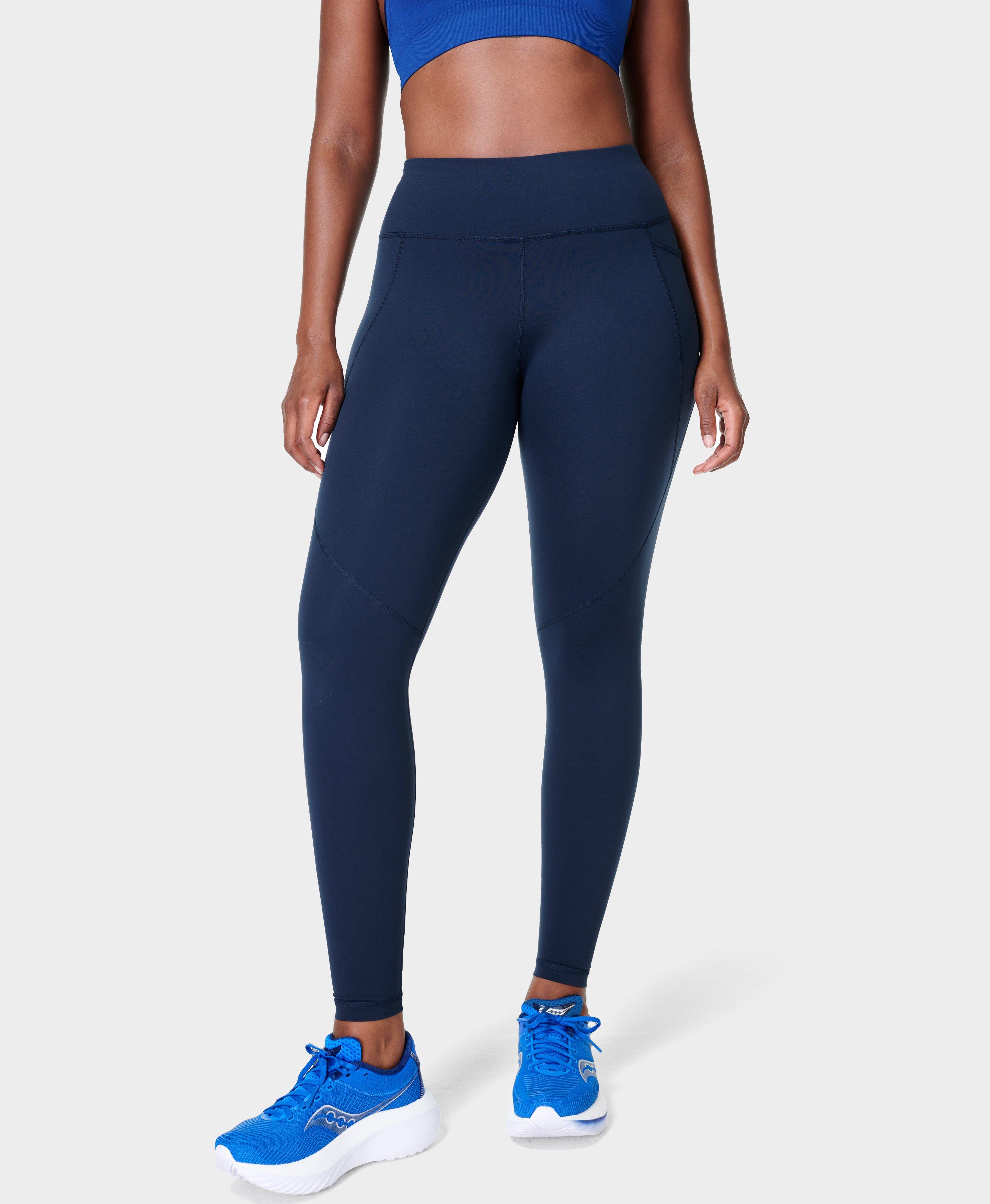 Buy Zelocity Mid Rise High Stretch Legging - Blue at Rs.359 online |  Activewear online