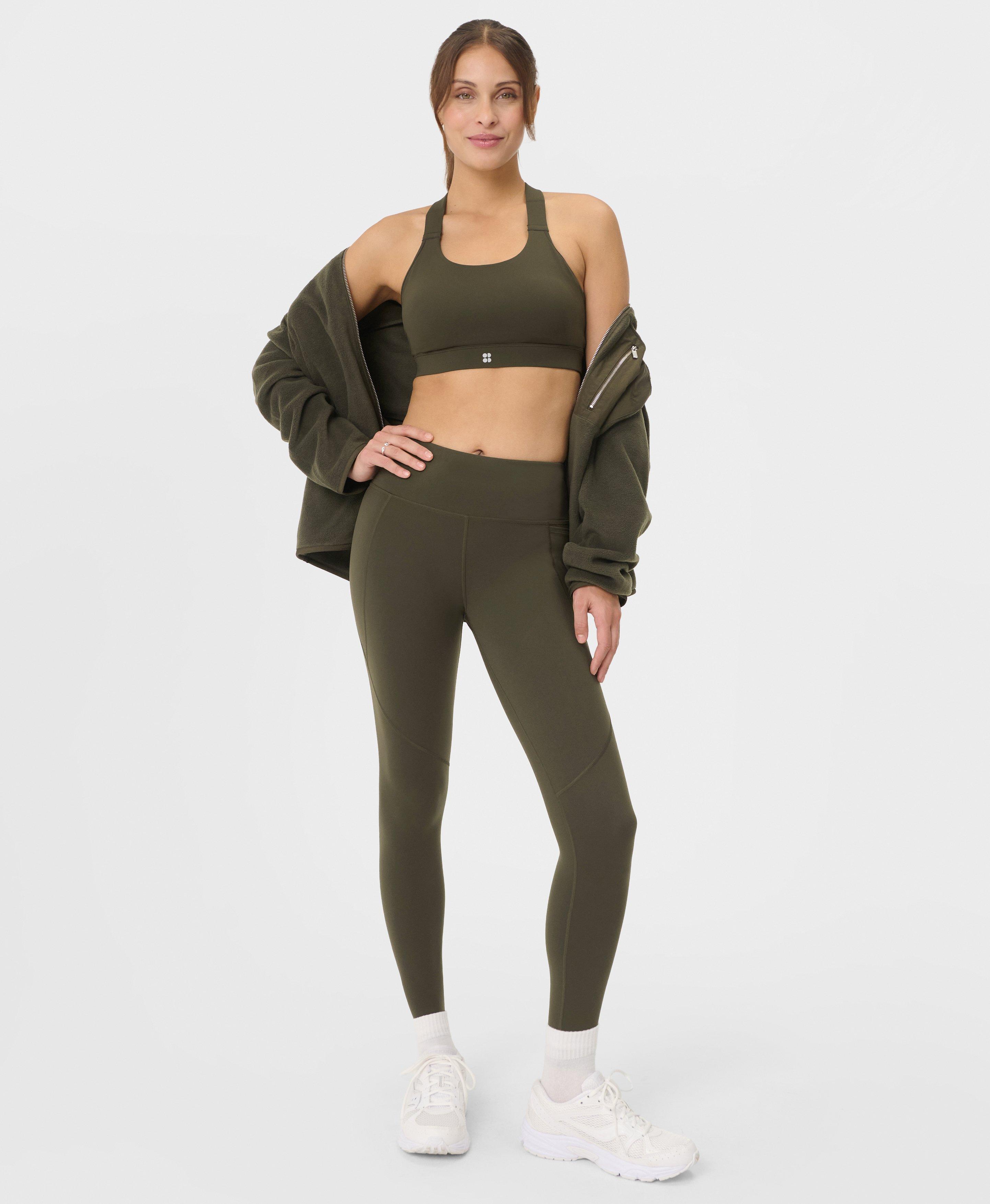 Sweaty Betty Power Gym Leggings, Green, Women's S