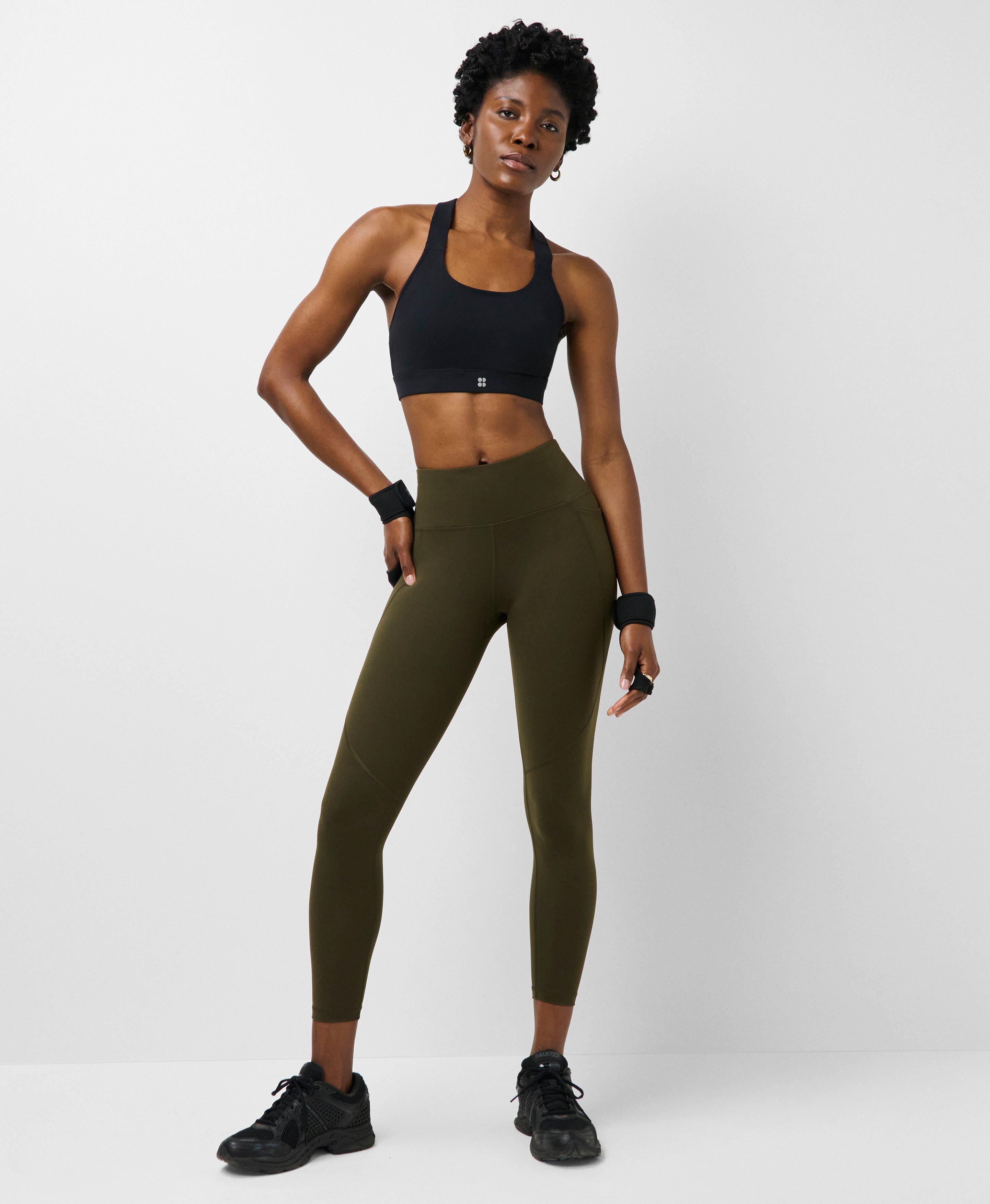 Power Workout Leggings - Nori Green | Women's Leggings | Sweaty Betty