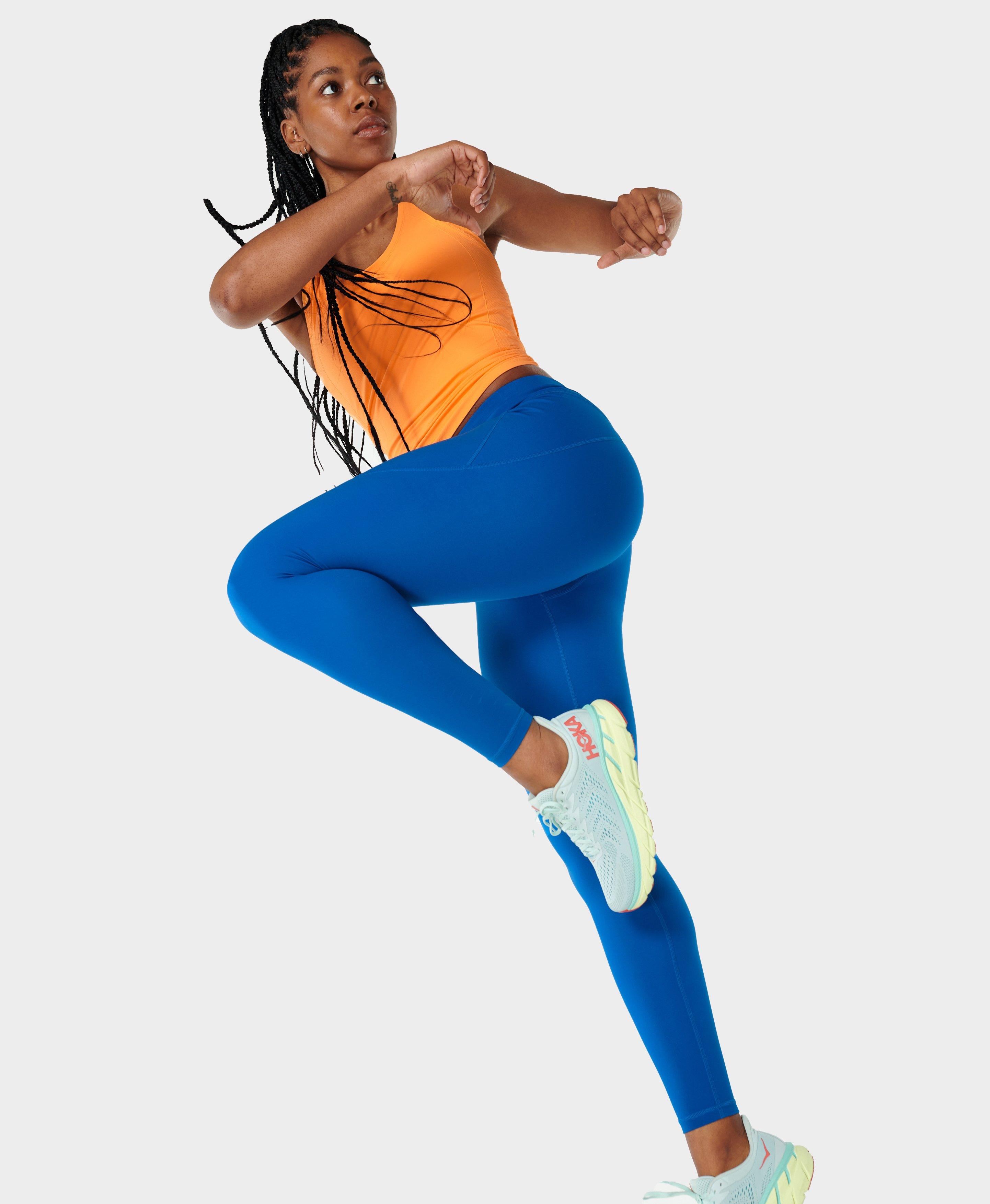 Only Play Tall training leggings in goblin blue