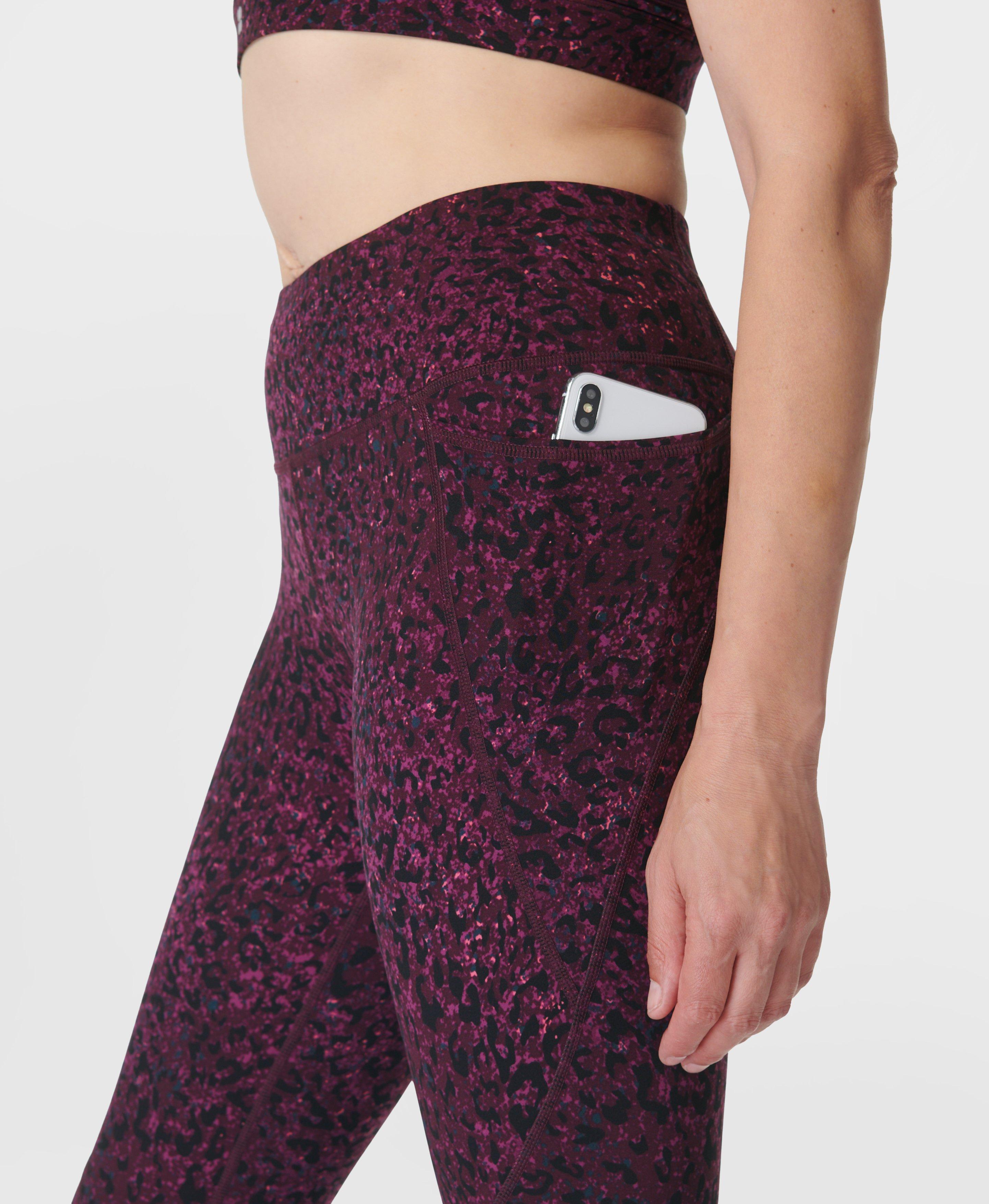 Lululemon Athletic Leggings Deep Plum shops 8