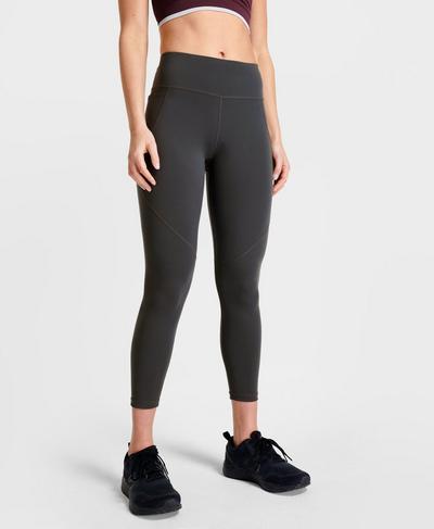 Power 7/8 Workout Leggings, Slate Grey | Sweaty Betty