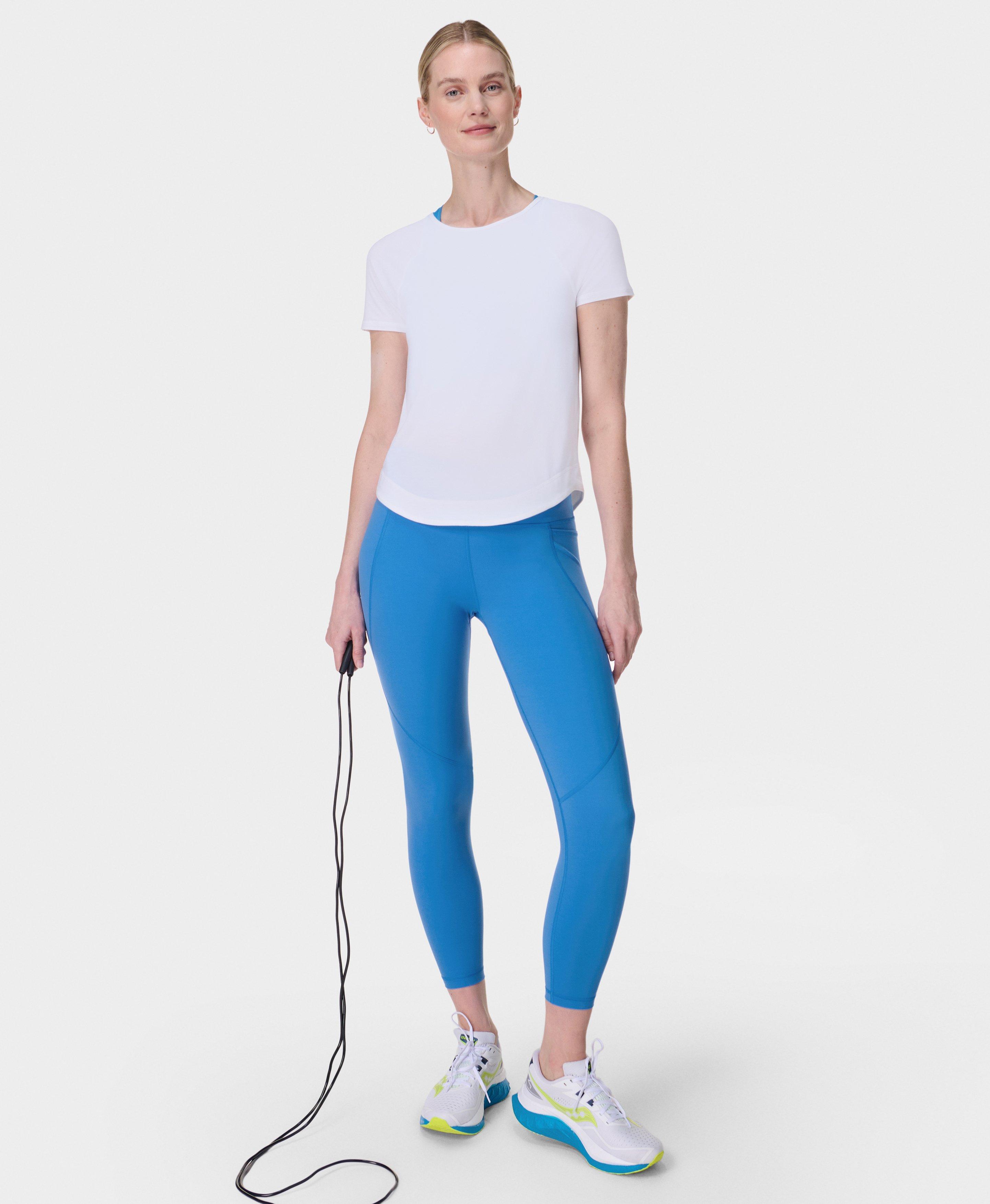 Sweaty Betty Power 7/8 Gym Leggings, Blue, Women's S