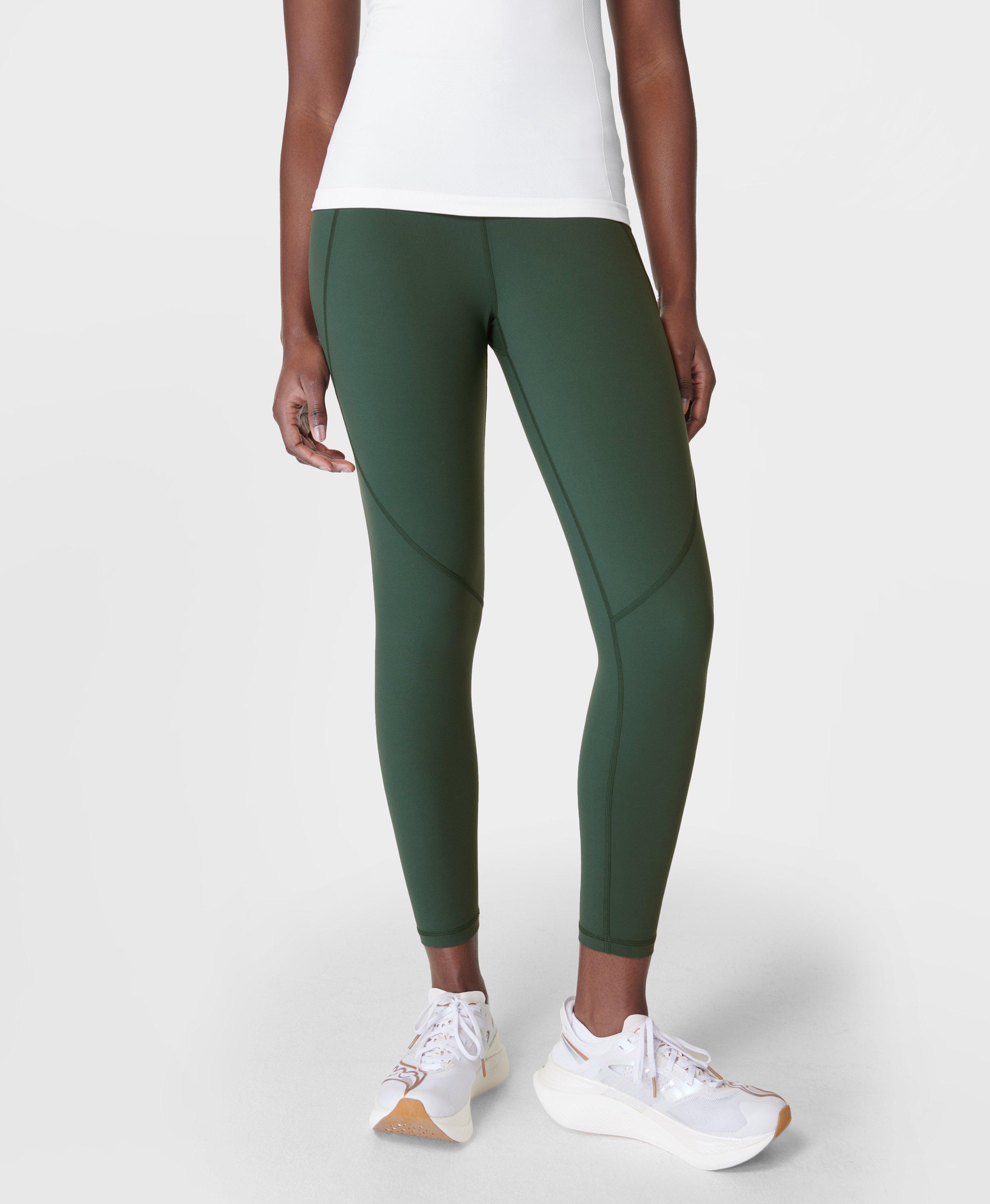 Power 7/8 Workout Leggings - Trek Green, Women's Leggings