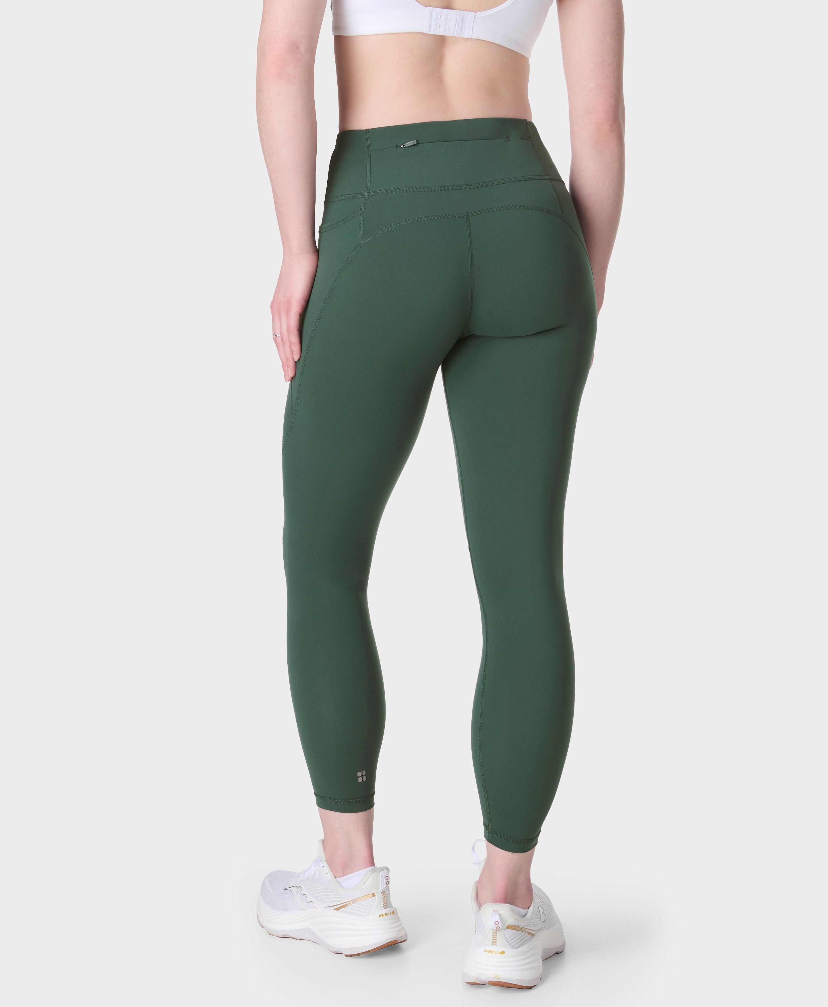 Sweaty Betty The Power Full Length Dark Forest Green Workout