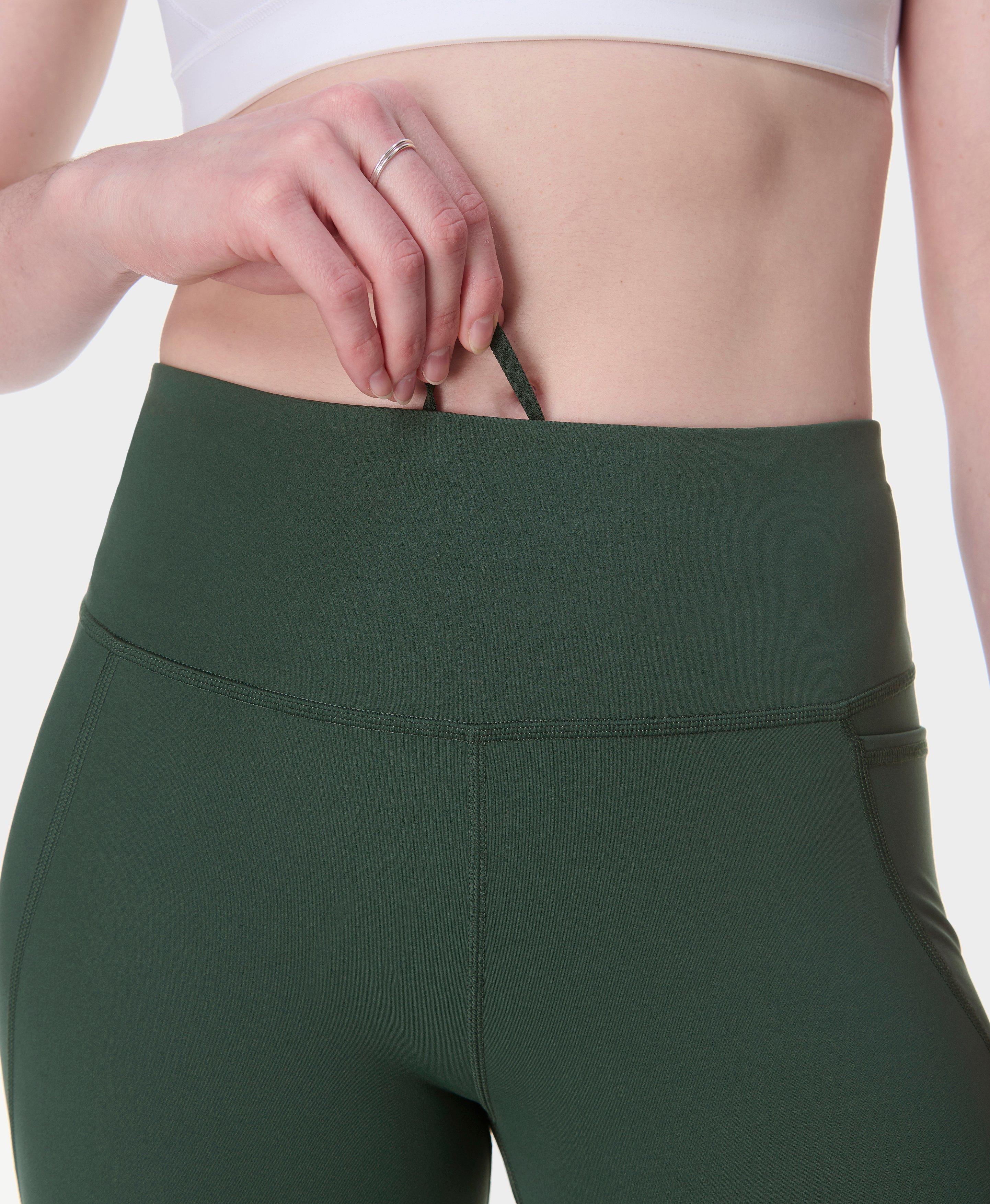 Match Point Medium Waist 7/8 Leggings - Dark Green - Performance