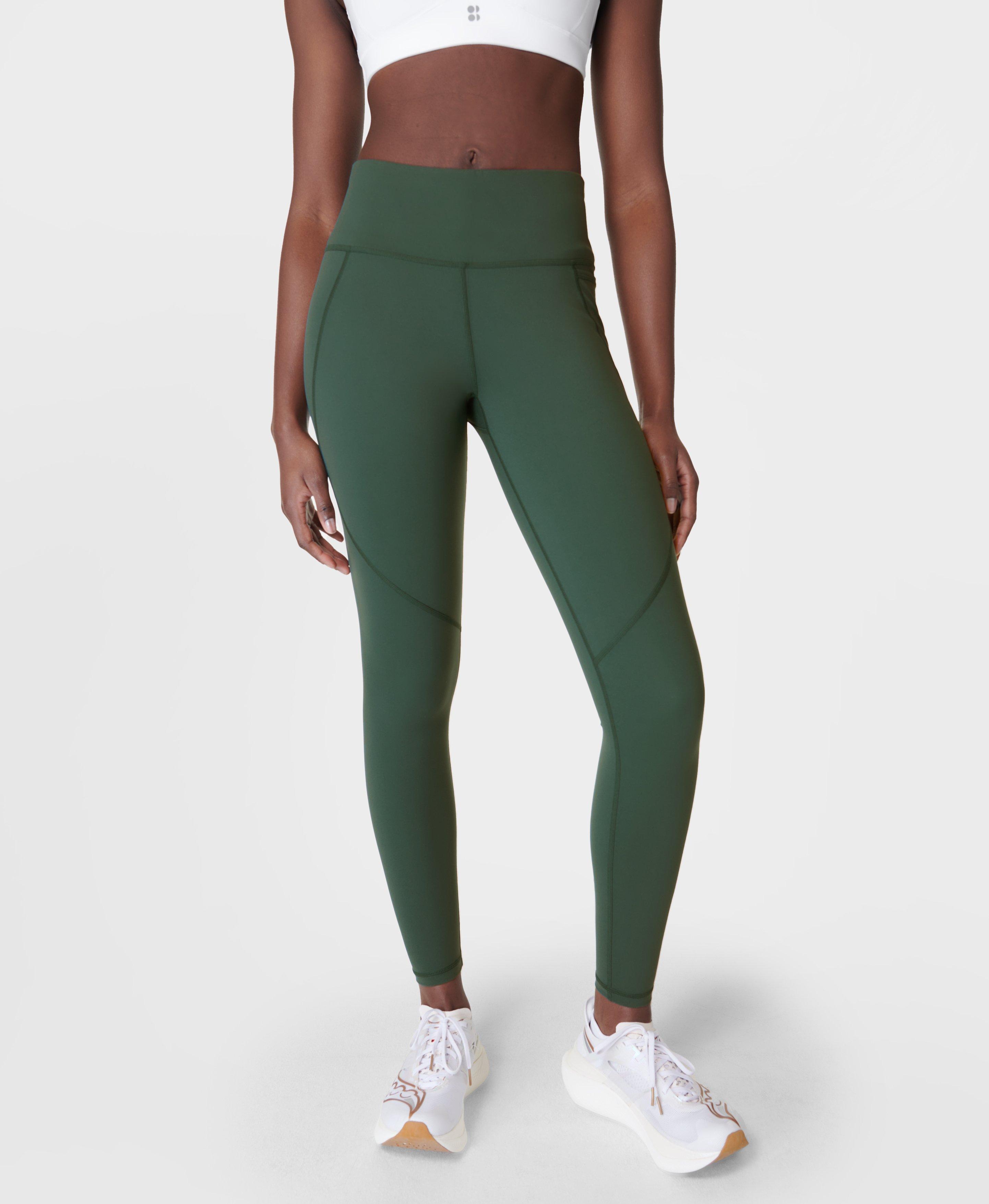 Green gym pants best sale