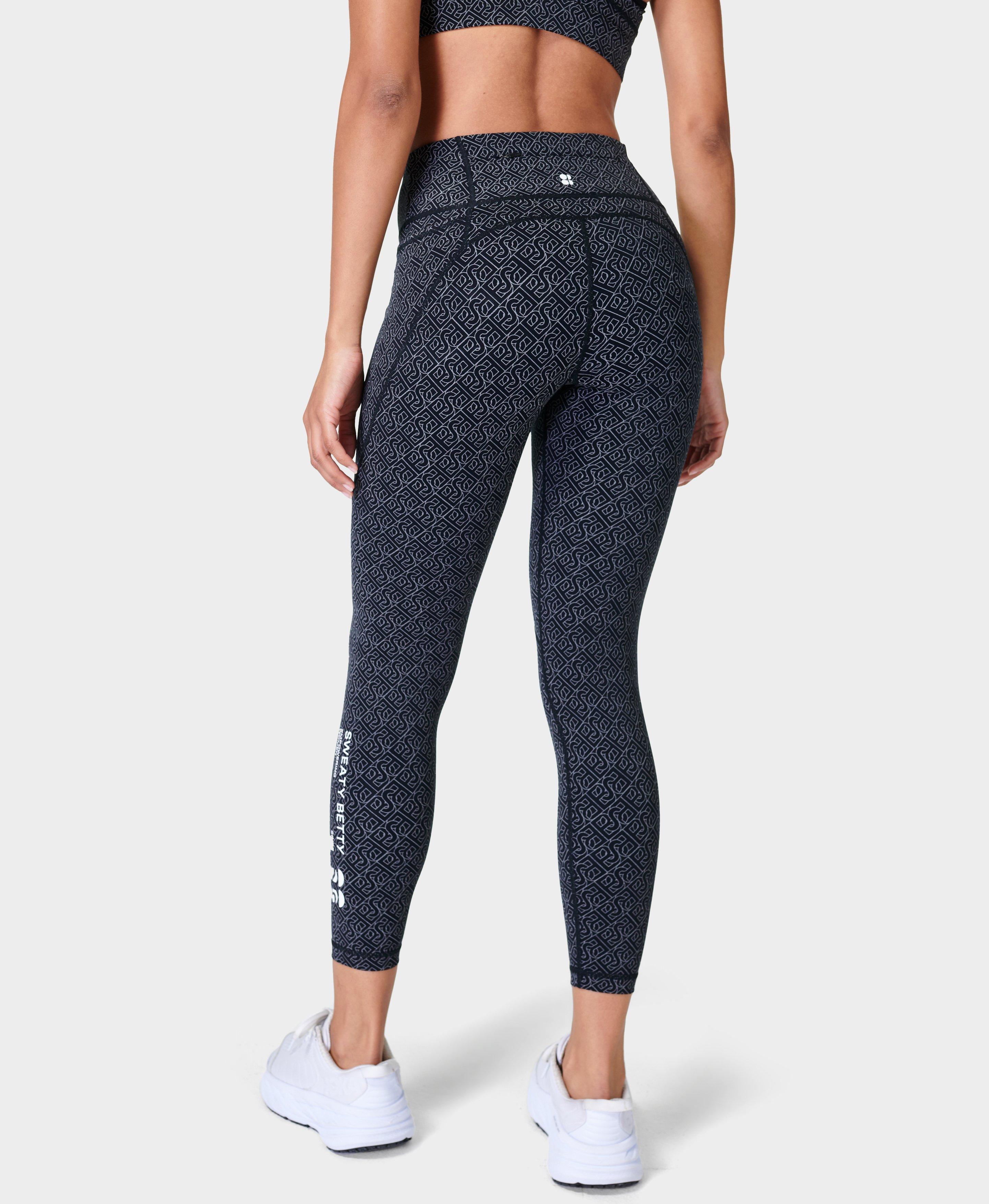 Power 7/8 Reflective Workout Leggings - Black Chain Reflective