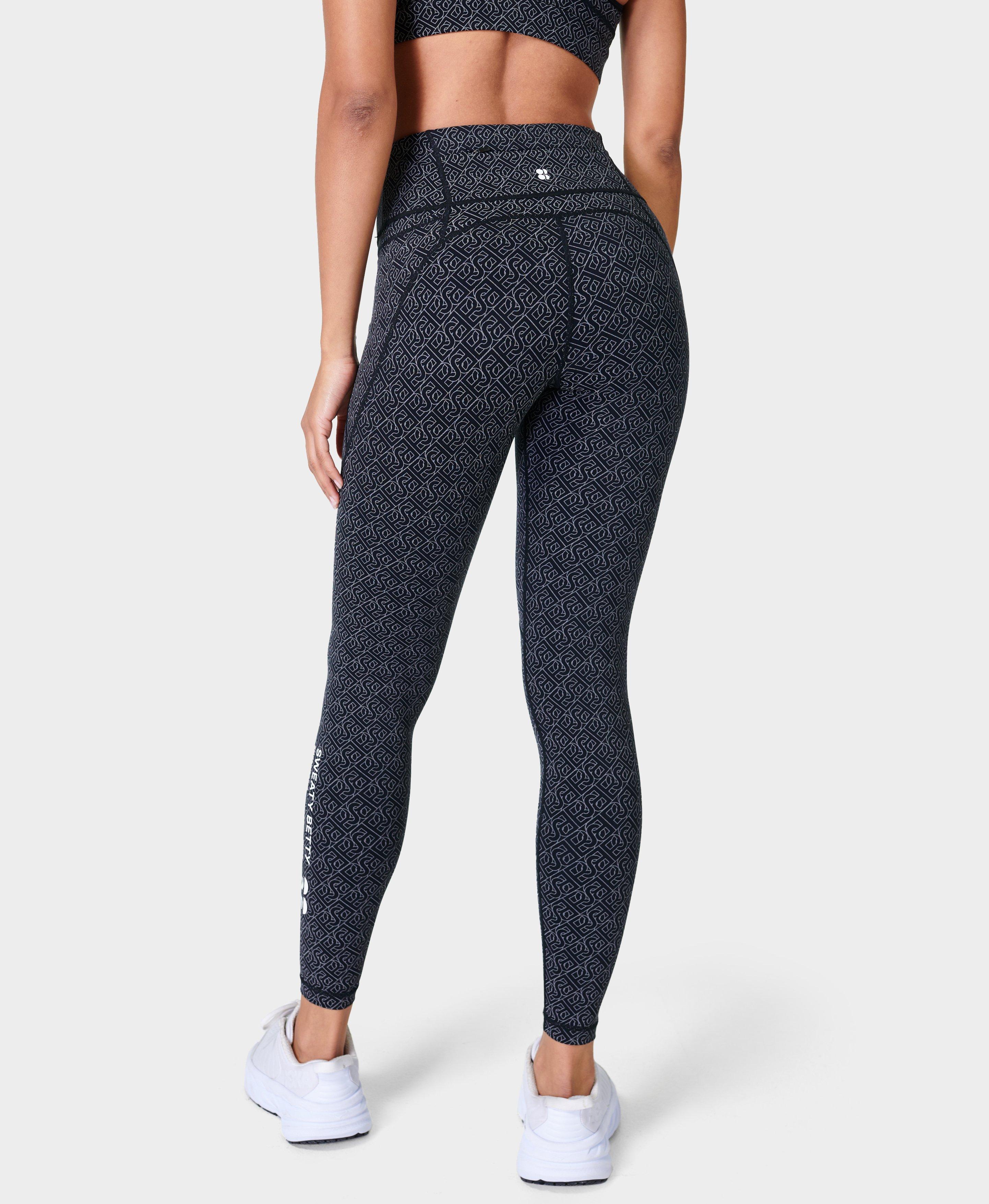 Power Reflective Gym Leggings - Full Length