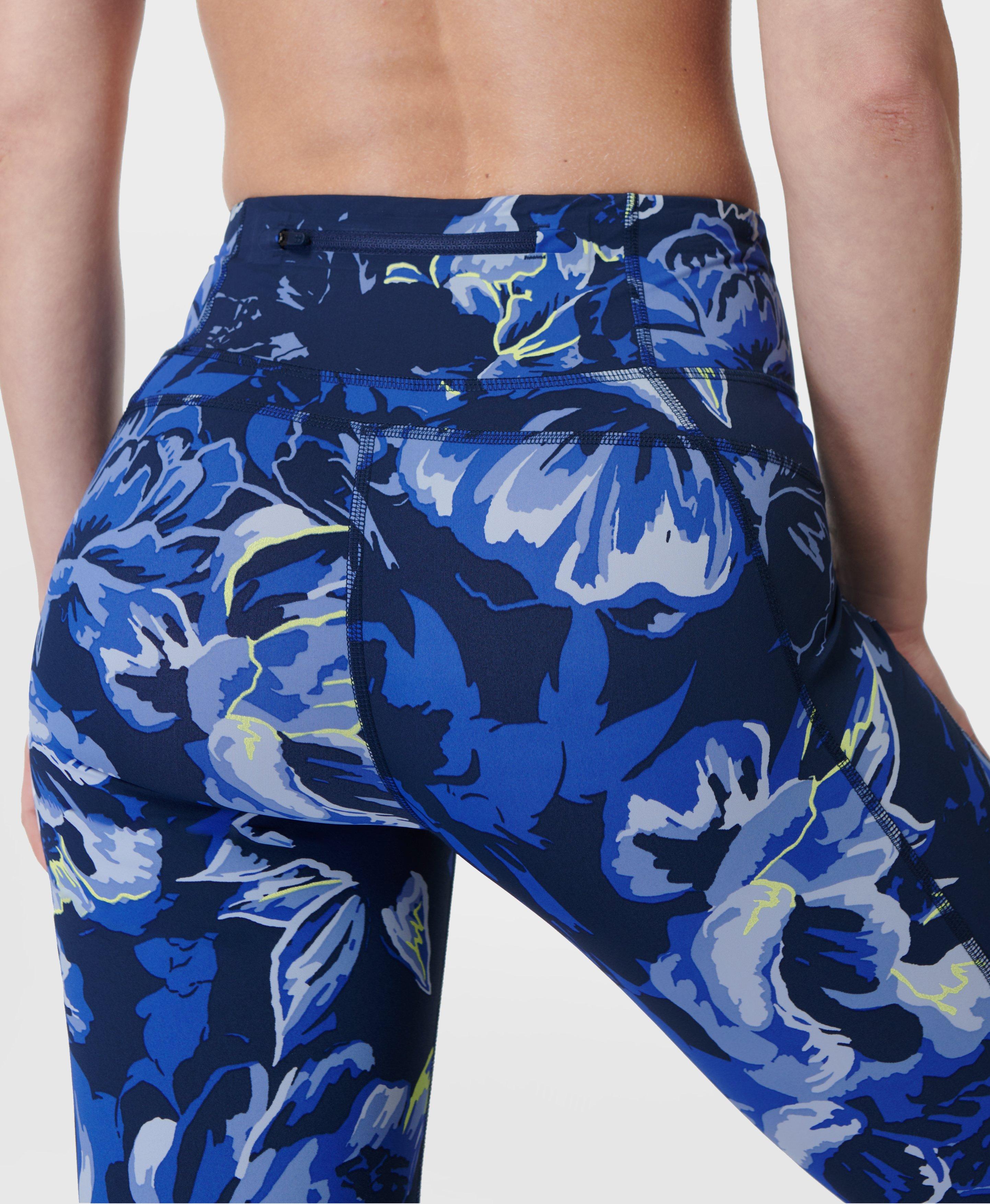 Lululemon Lululemon Blue Floral Capri Leggings