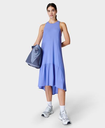 Explorer Ace Midi Dress, Cornflower Blue | Sweaty Betty