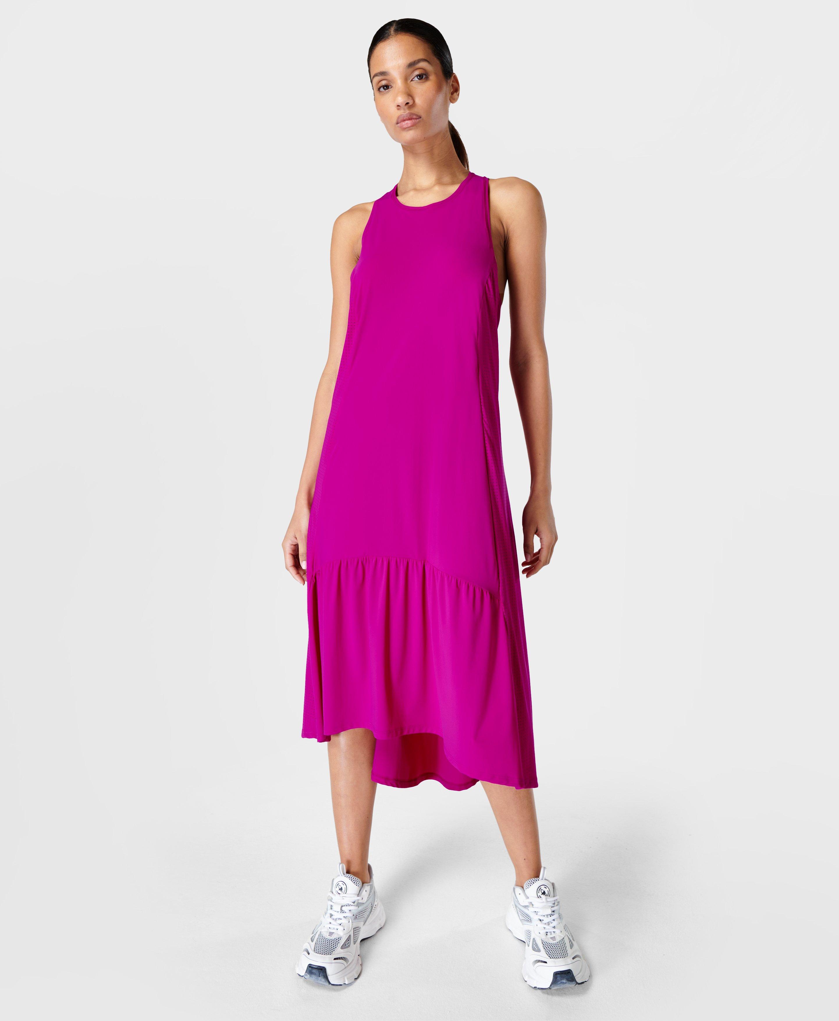 Explorer Ace Midi Dress, Malbec Purple | Sweaty Betty