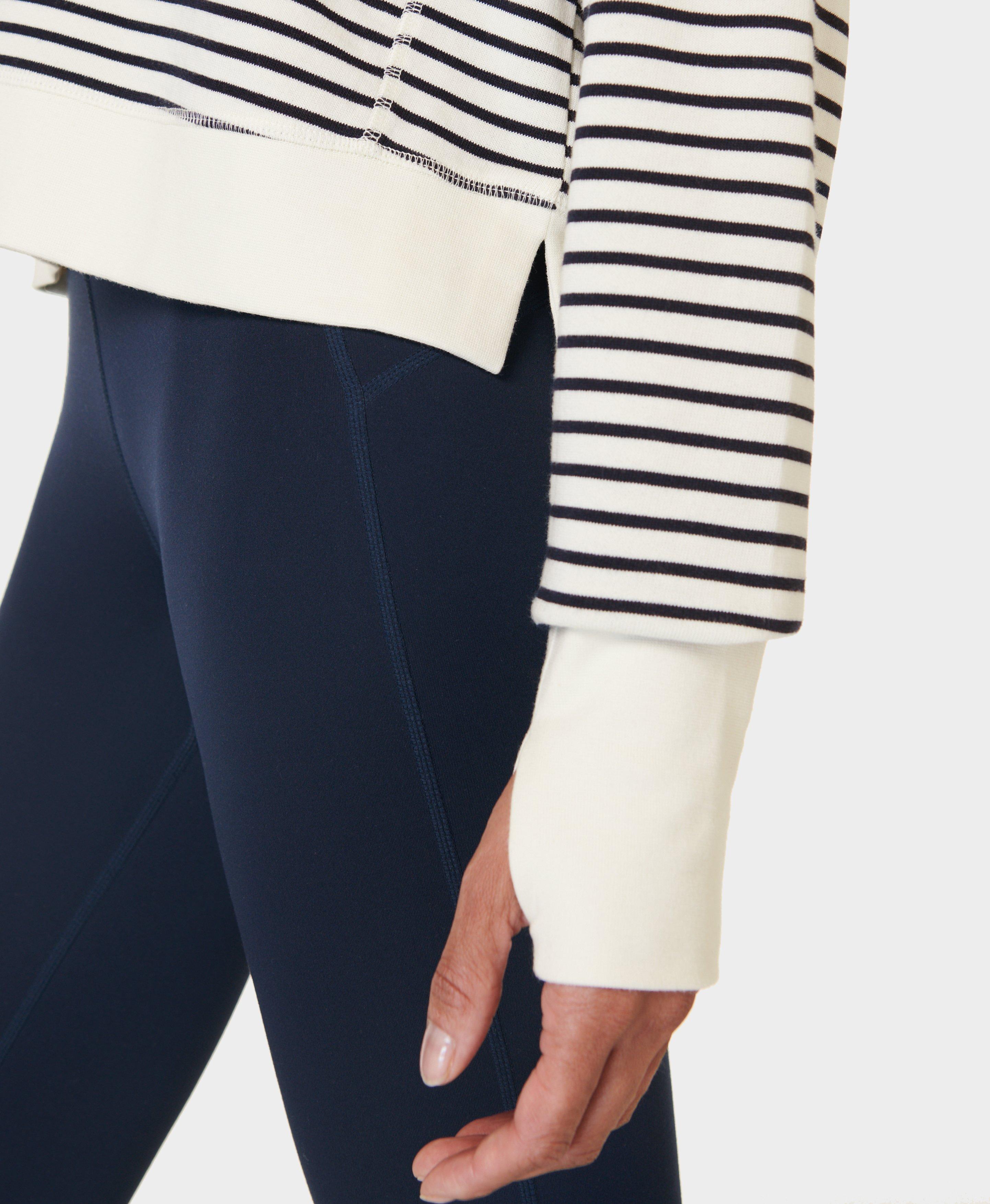 (取寄) スウェッティ ベティ レディース アフター クラス クロップ スウェットシャツ Sweaty Betty women After Class Crop Sweatshirt Lily White Stripe Sweaty Betty After Class Crop Sweatshirt | Shopbop
