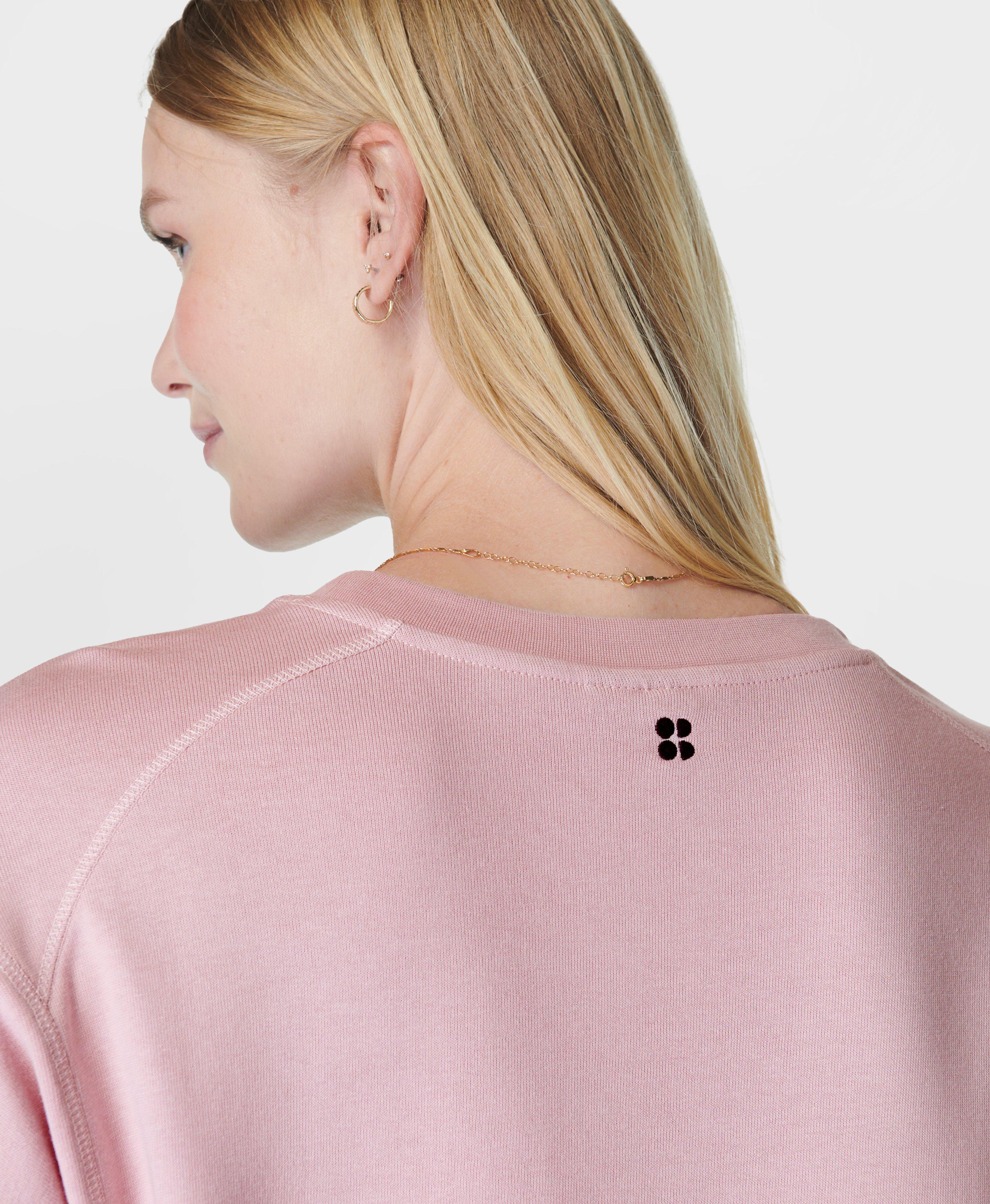 After Class Crop Sweatshirt Pirouette Pink Women s Jumpers Hoodies Sweaty Betty