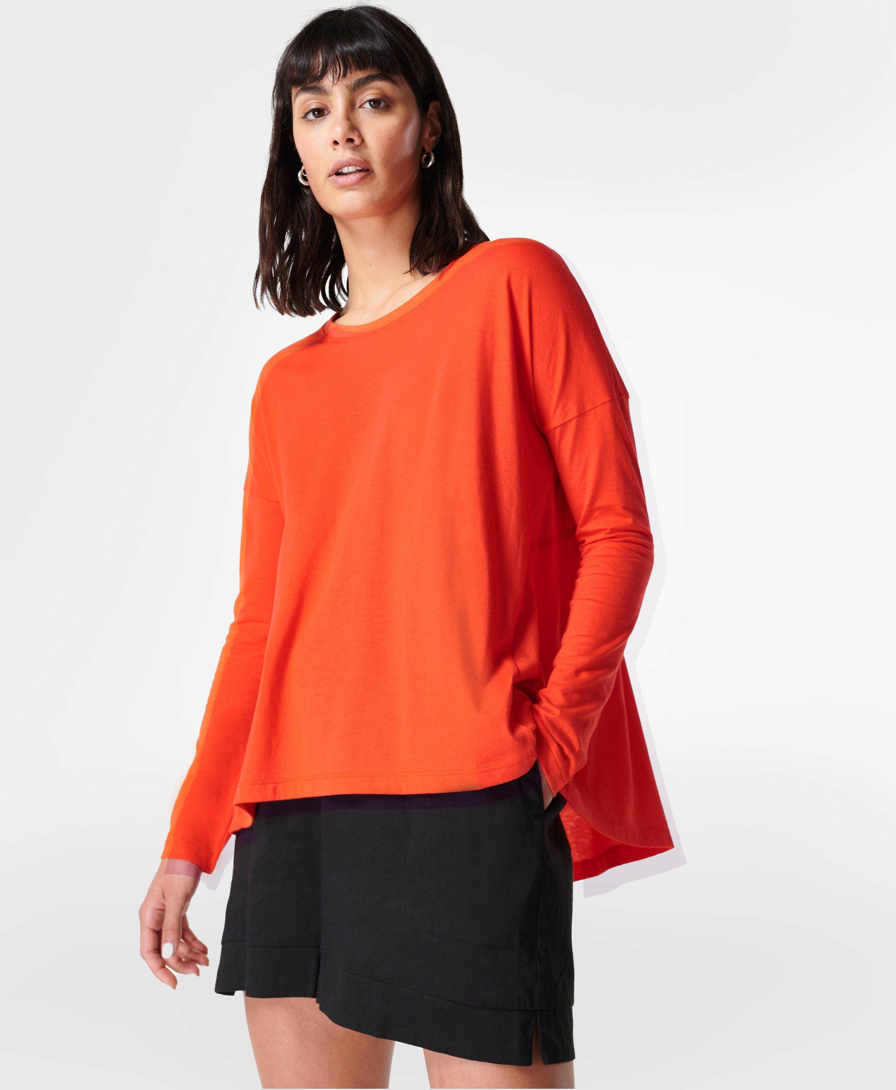 Easy Peazy Pima Top, Resort Red | Sweaty Betty