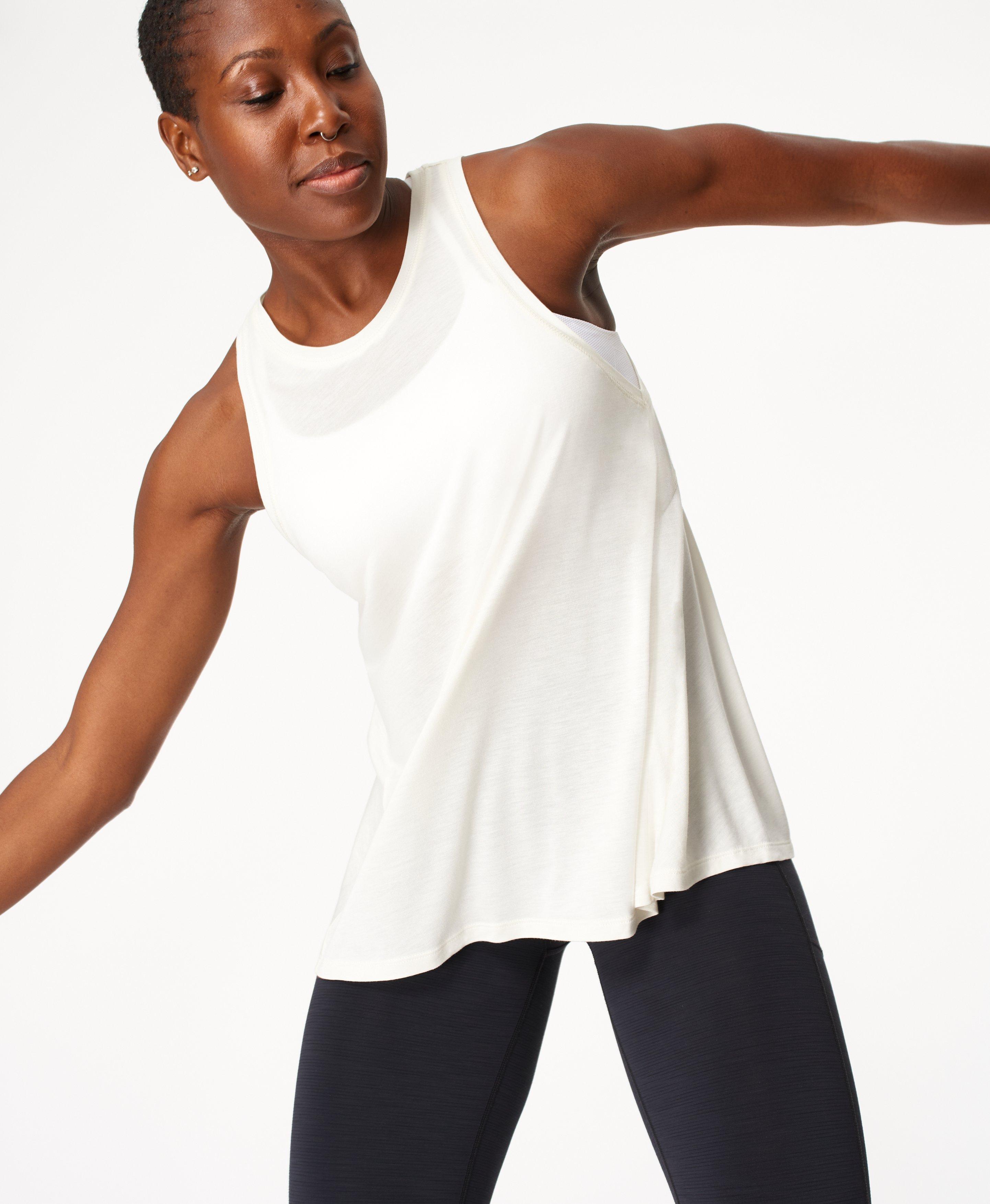 Easy Peazy Vest, Lily White | Sweaty Betty