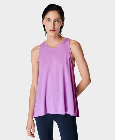 Easy Peazy Pima Vest, Aeon Purple | Sweaty Betty