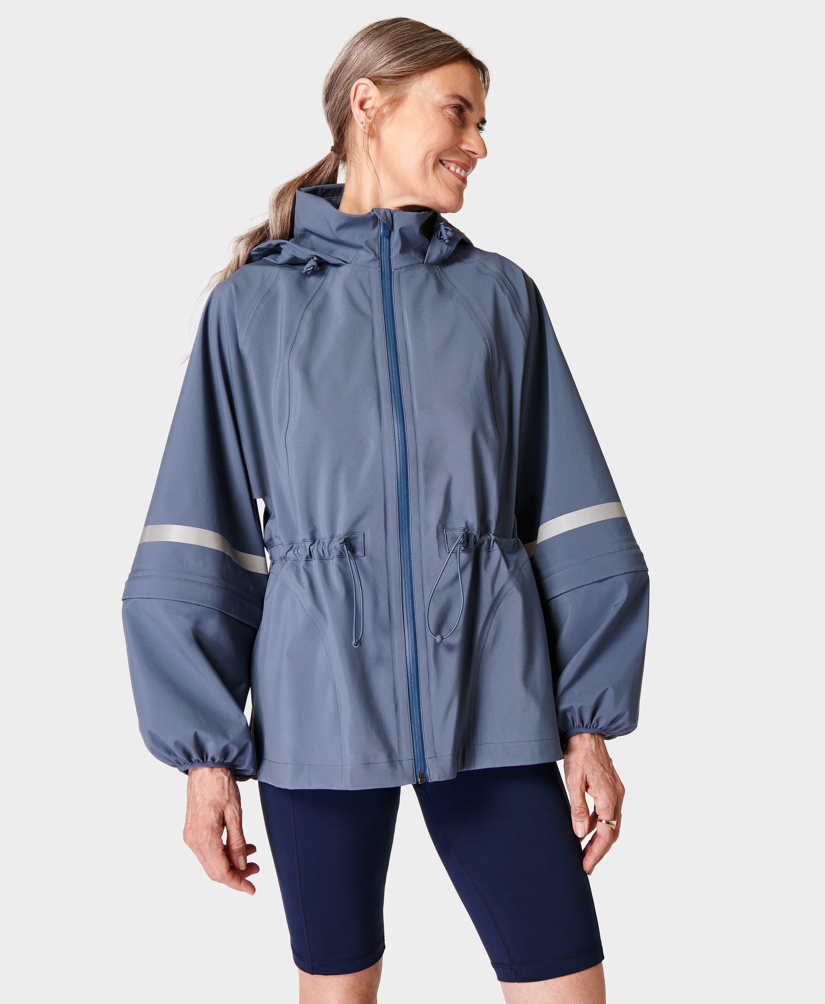 Sweaty Betty Mission Waterproof Jacket, Blue, Women's XXS