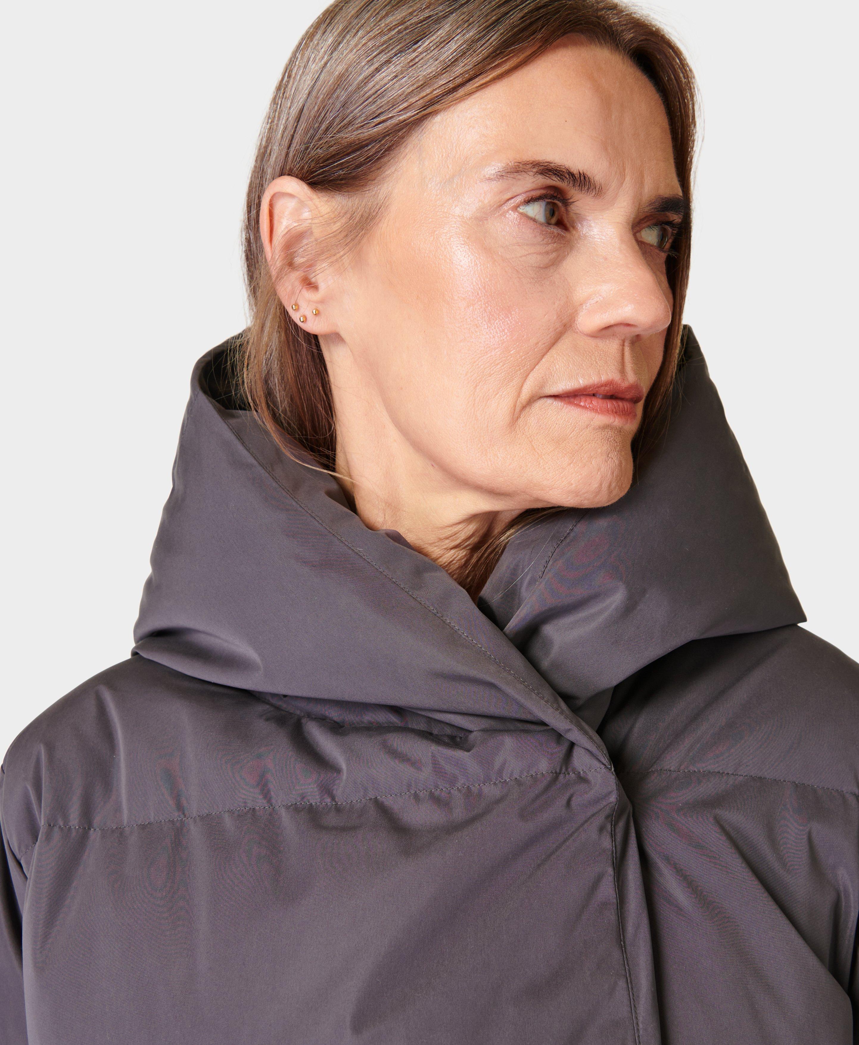 Cocoon Down Puffer Wrap Coat