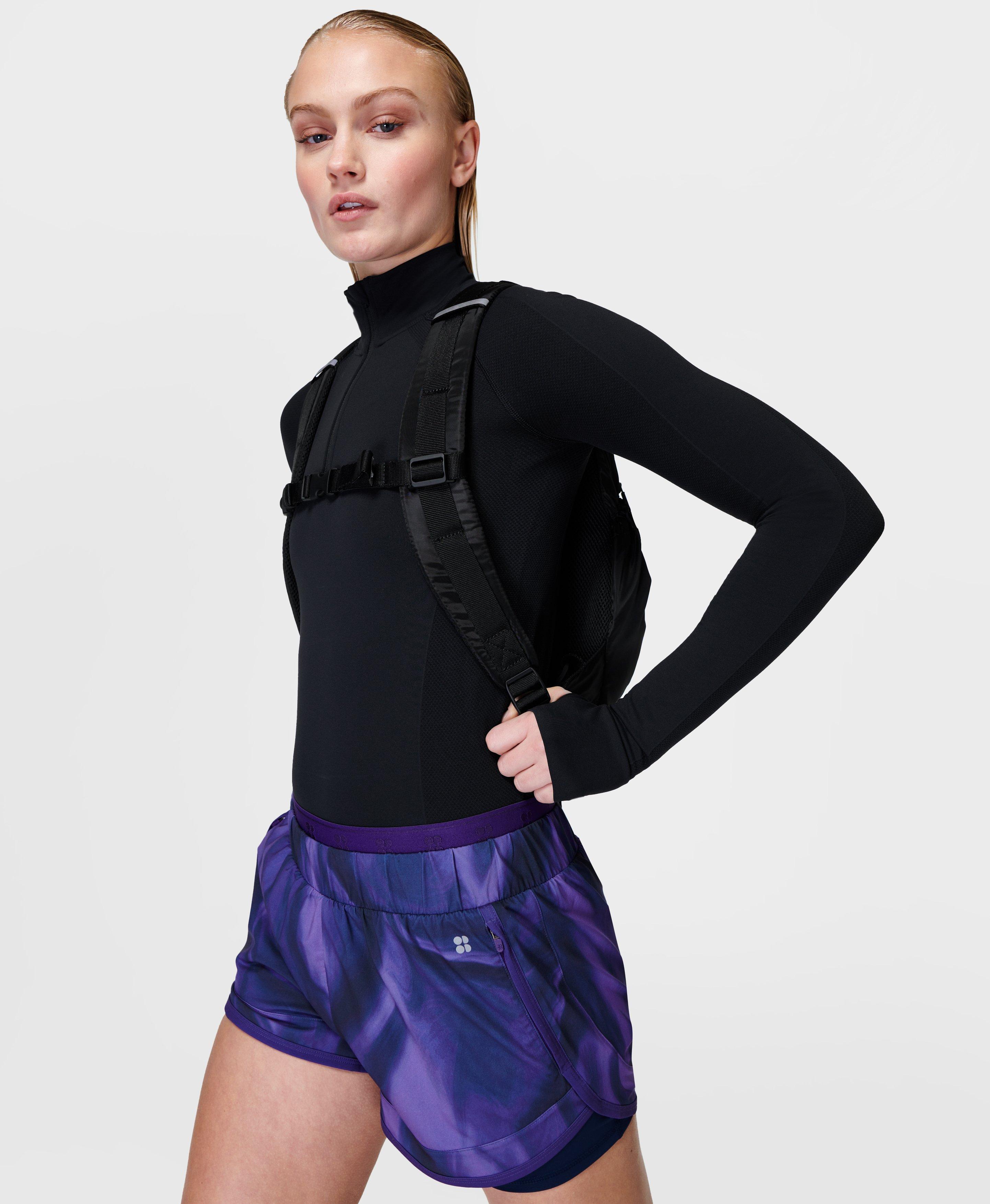 On Your Marks 4” Running Shorts - Purple Light Speed Print, Women's Shorts  & Skorts