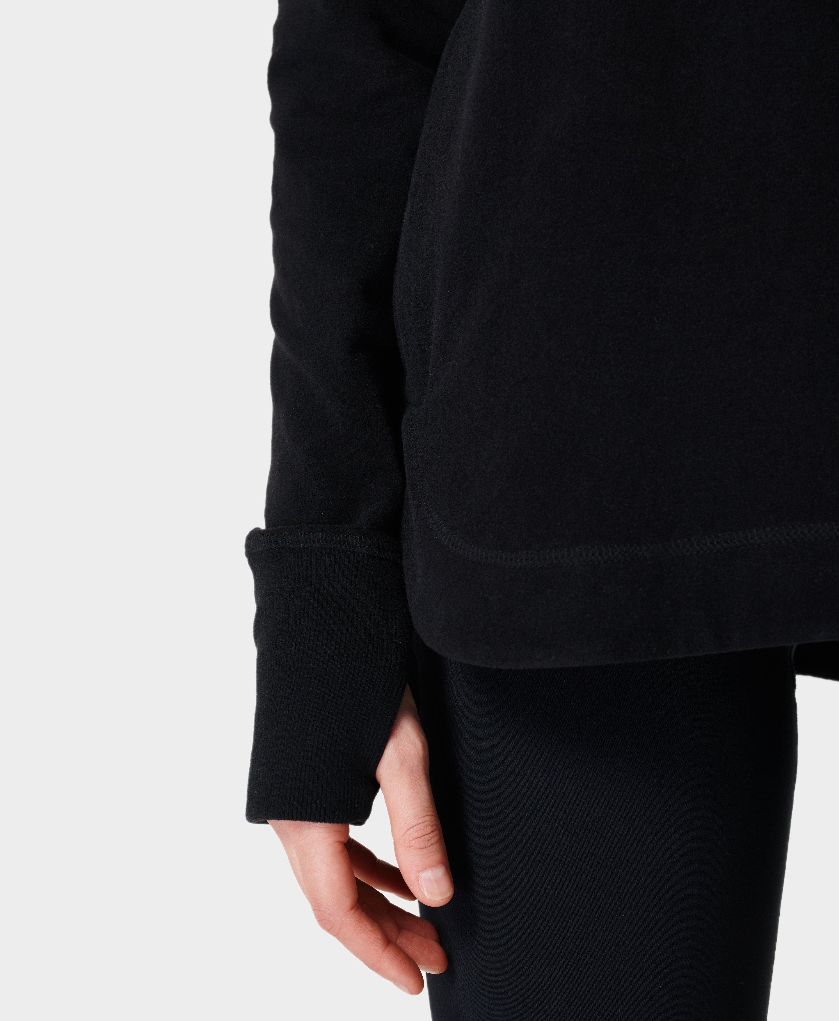 Escape Luxe Fleece Hoodie Black Sweaty Betty