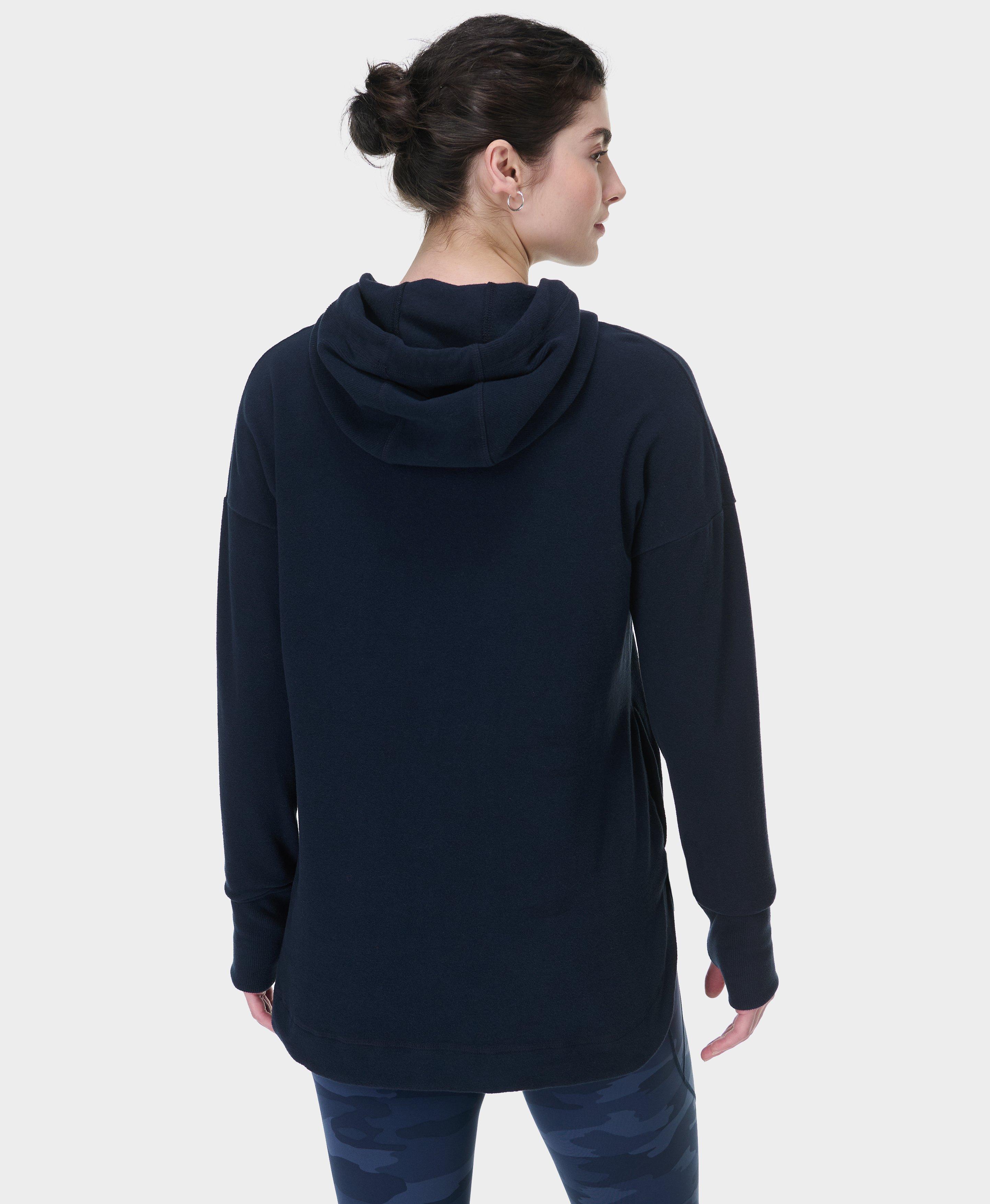 Escape Luxe Fleece Hoodie - Navy Blue