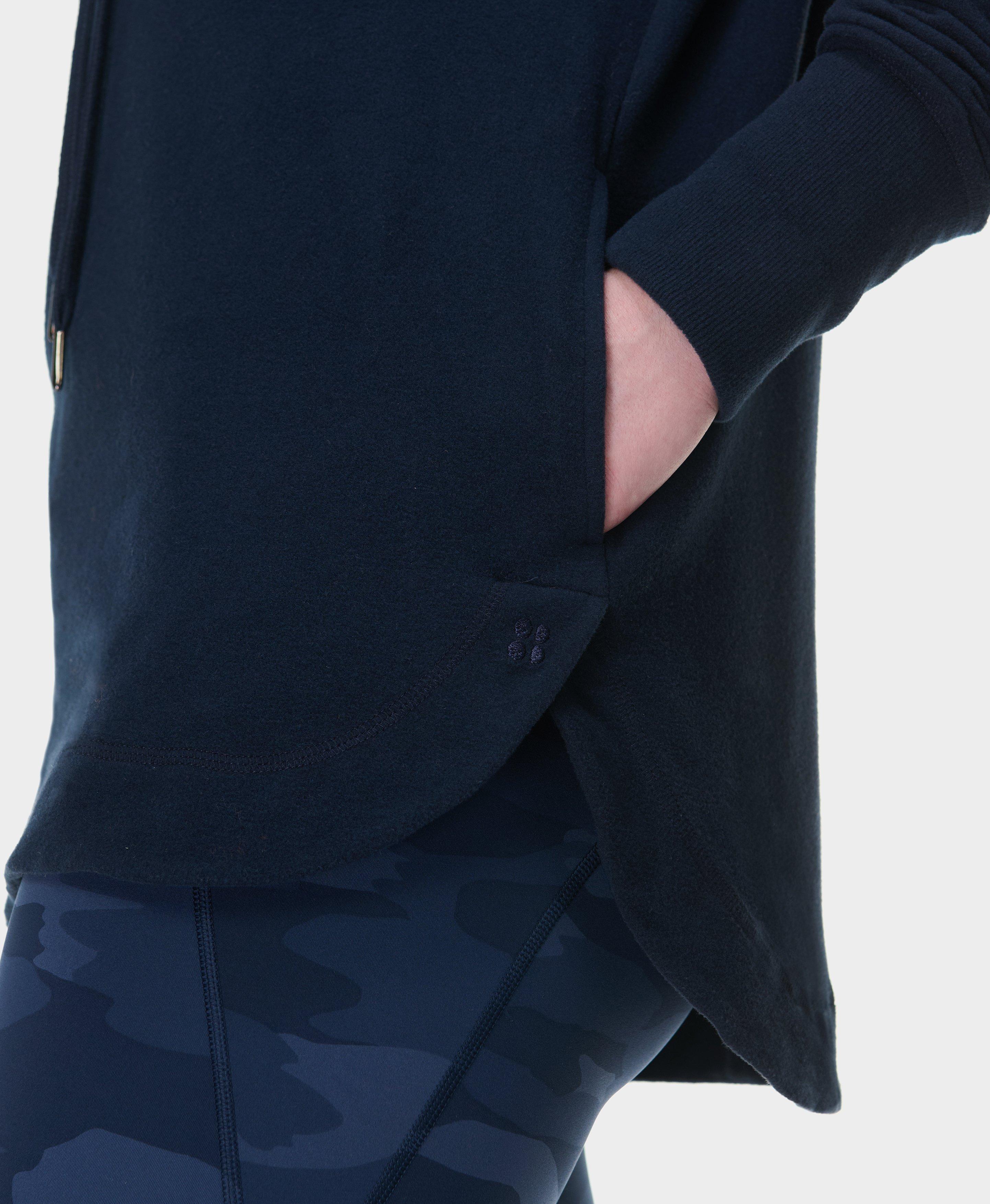 Escape Italian Fleece Hoody- navyblue | Women's Jumpers, Sweatshirts u0026  Hoodies | www.sweatybetty.com